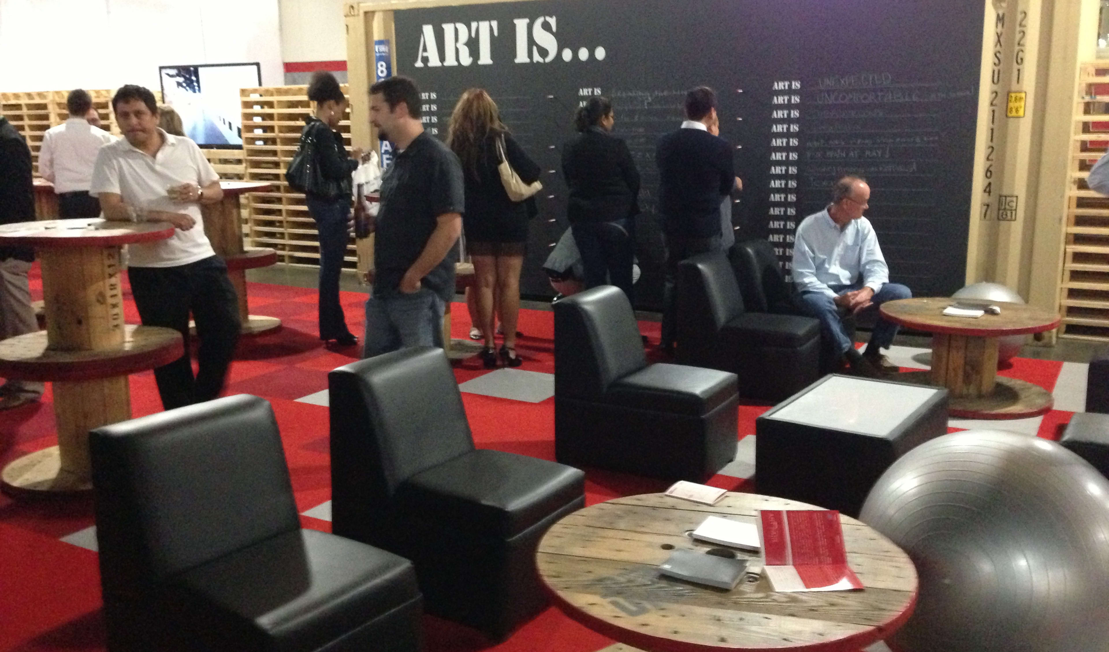 Black 8 Person Lounge Furniture Set Rentals