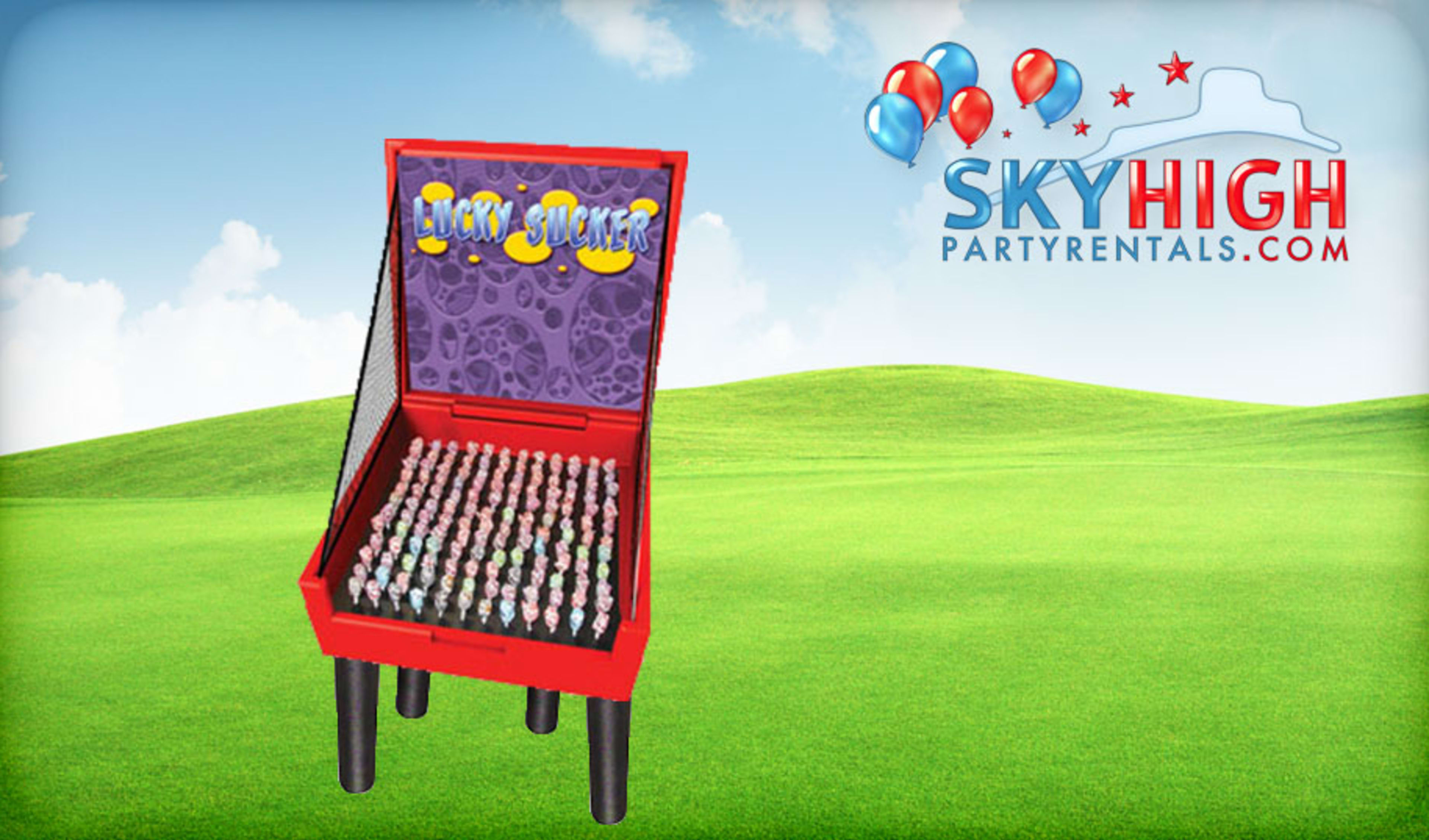 Lucky Sucker Carnival Game Rental