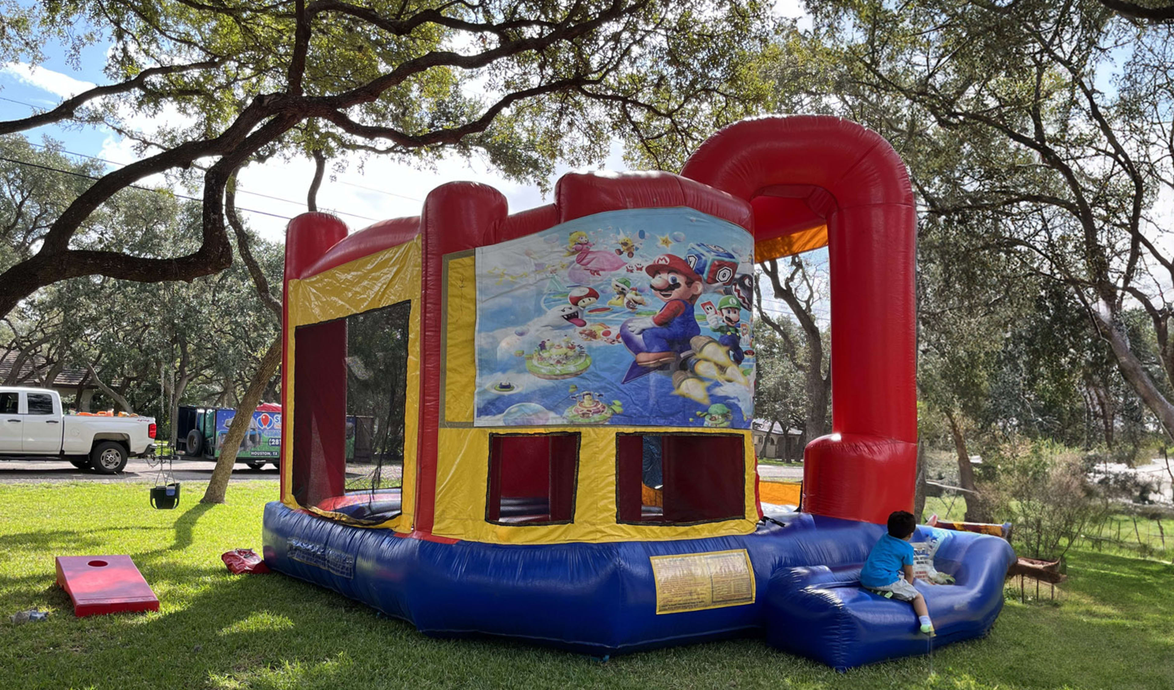 Mario 4in1 Bounce House for Hire