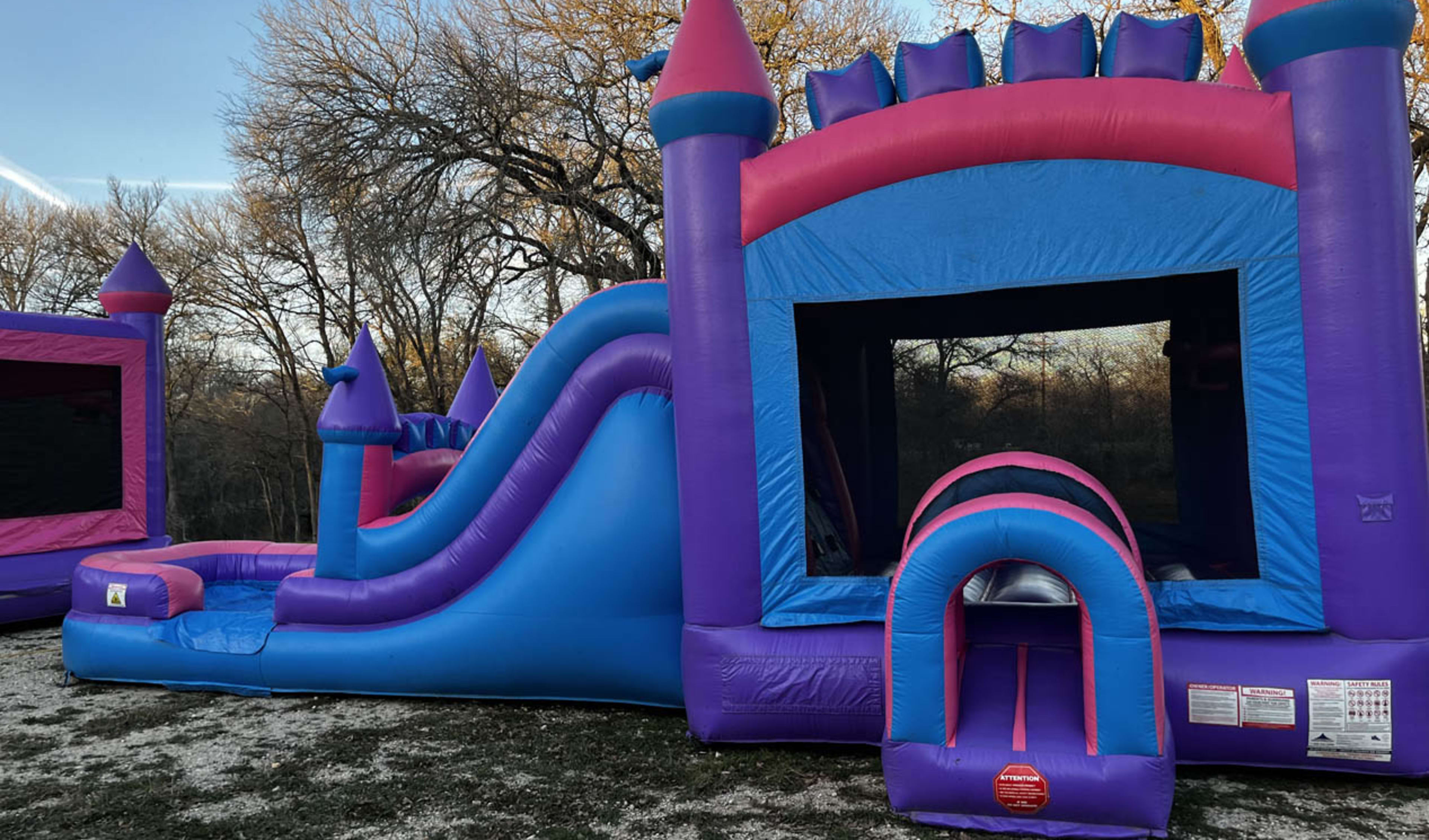 Mega Pink Bounce House Combo