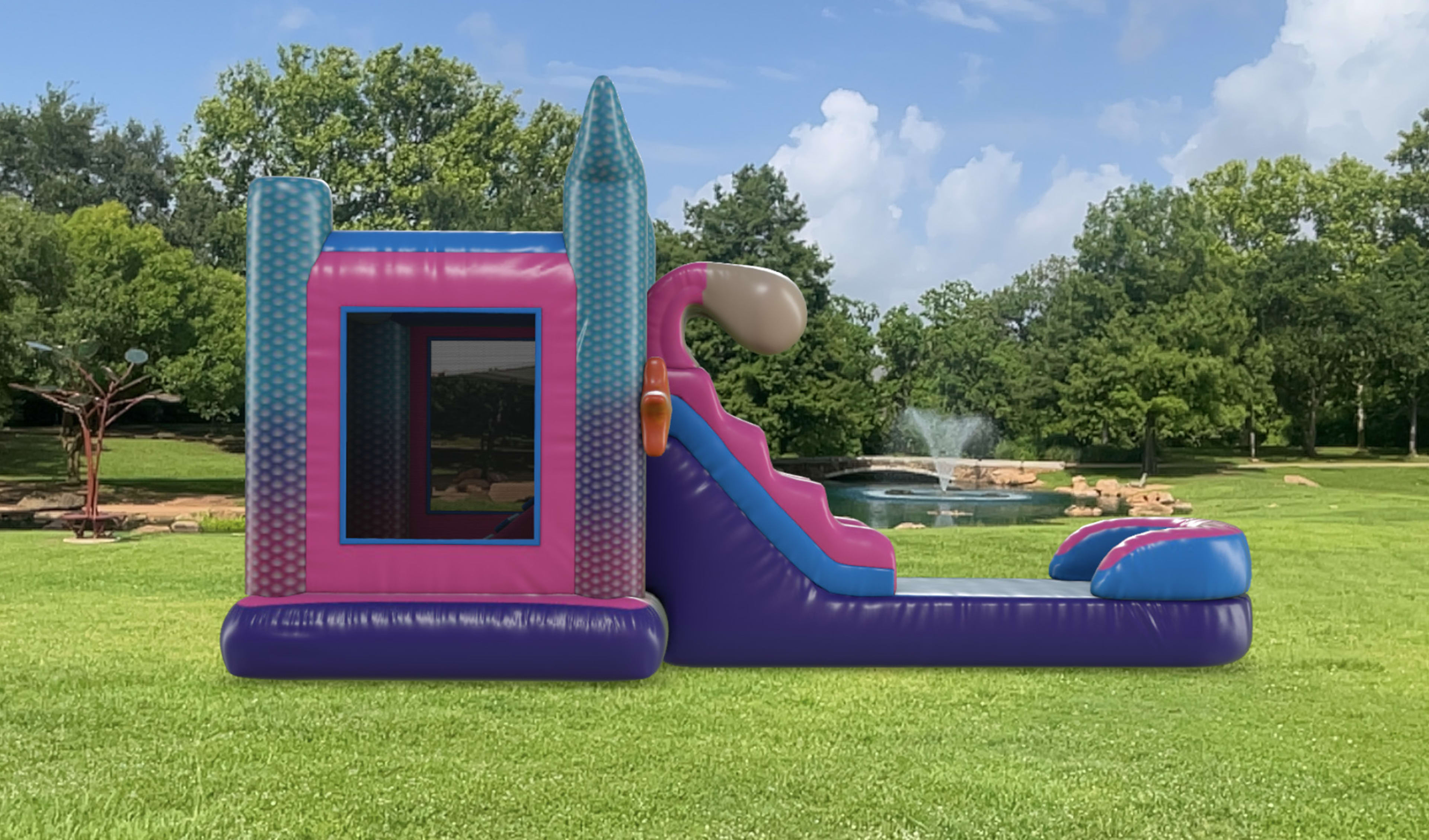 Mermaid Bounce House Moonwalk Party Rentals