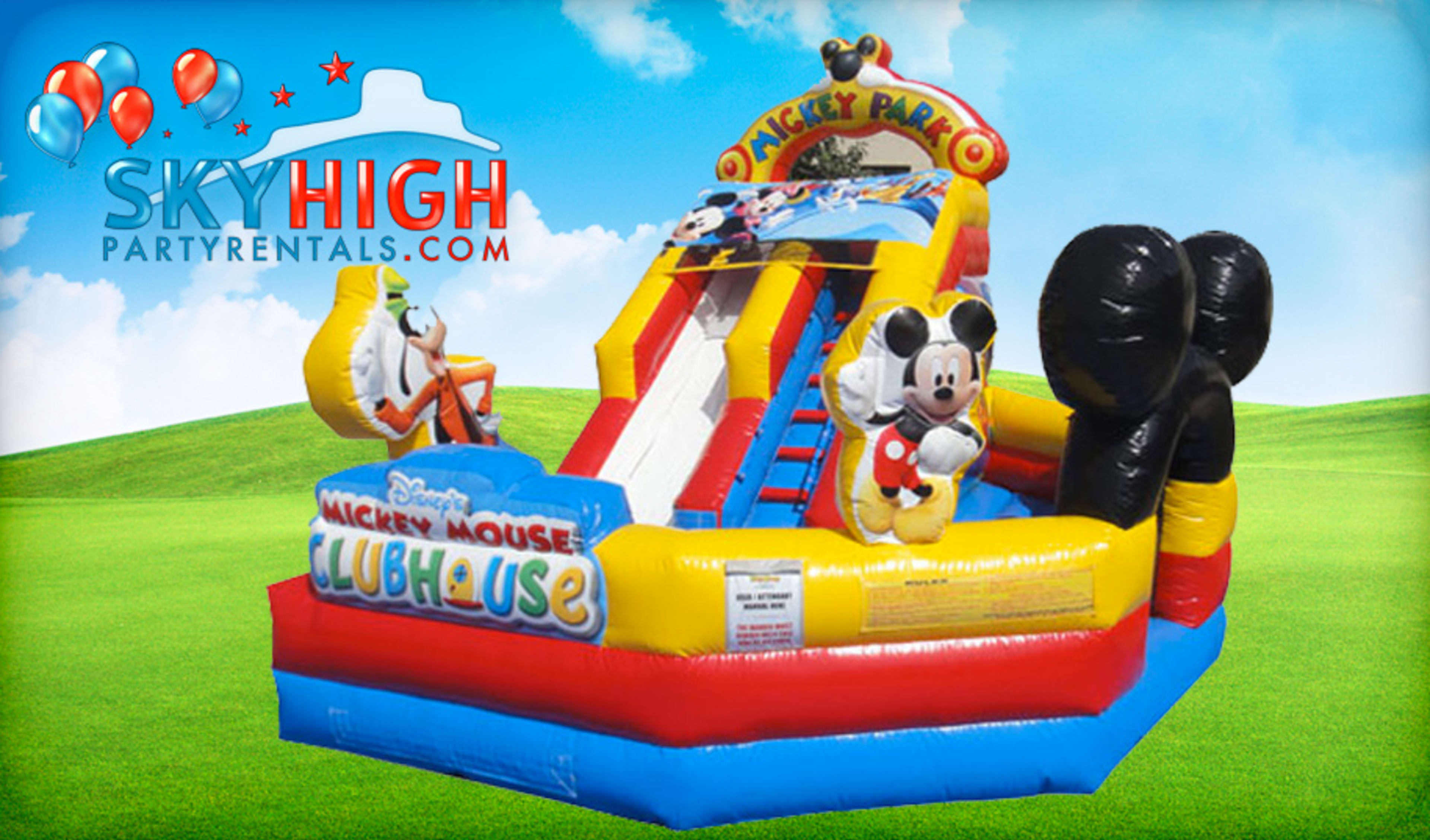 Mickey Mouse themed party rentals