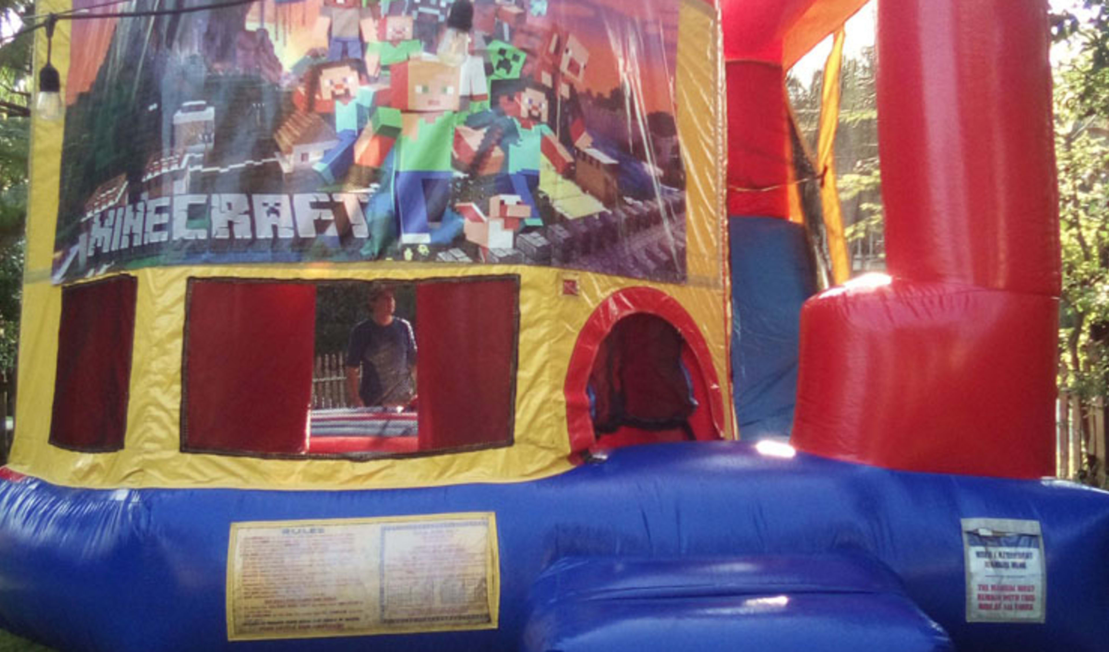 Minecraft-Bounce-House-4in1-Austin-Texas