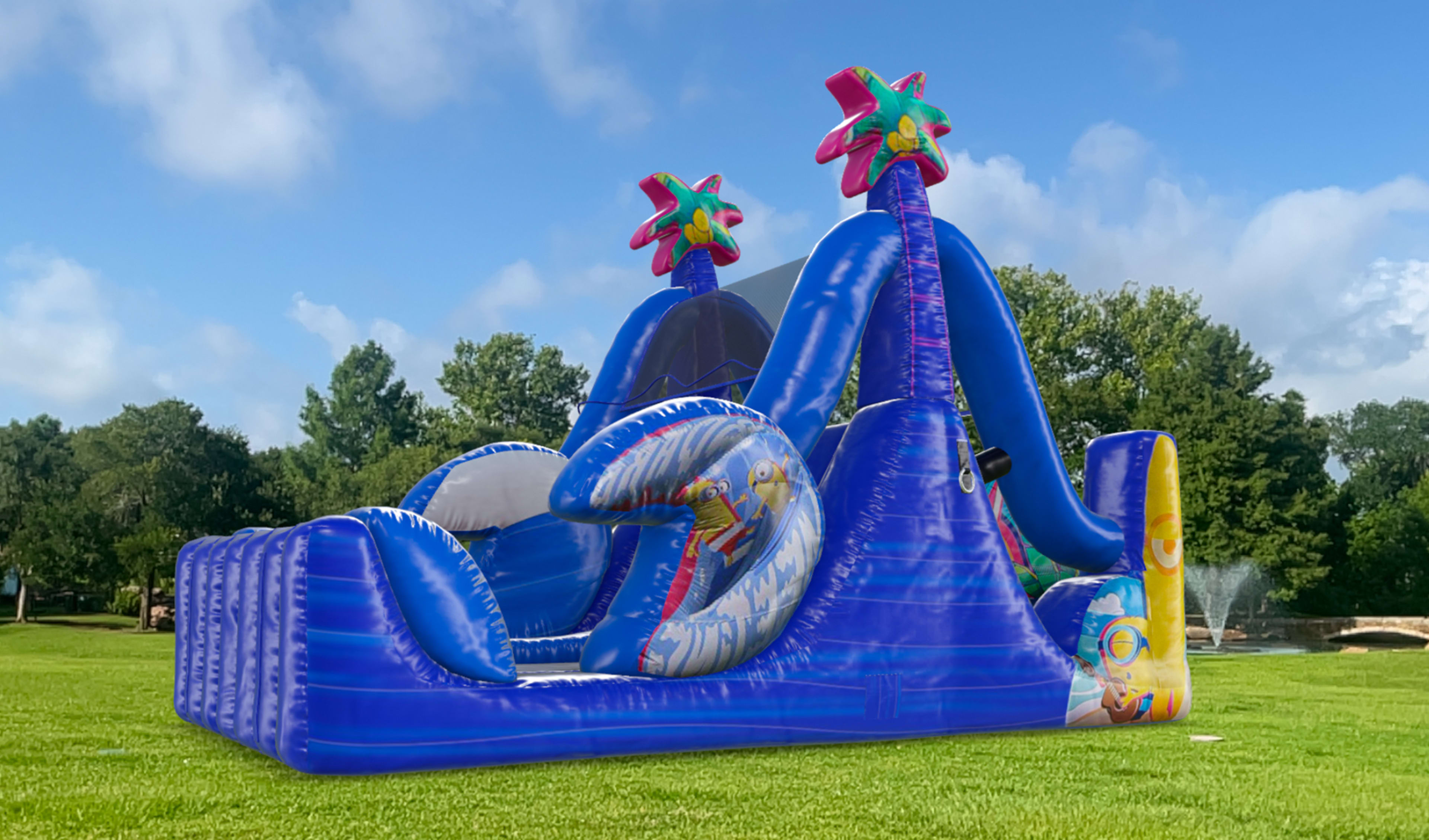 Minions Inflatable Water Slide Despicable Me Parties 4