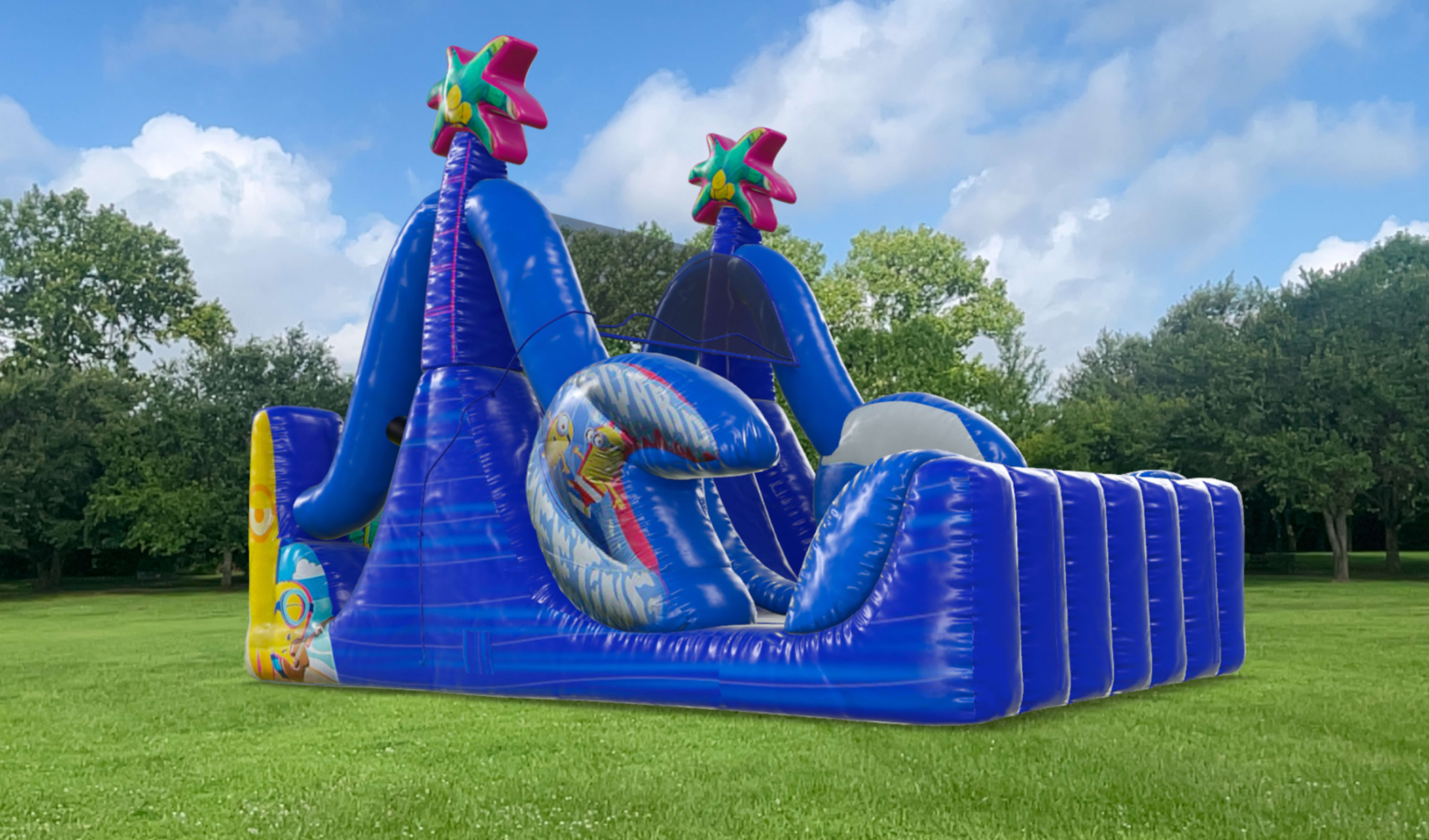 Minions Inflatable Water Slide Despicable Me Parties 11