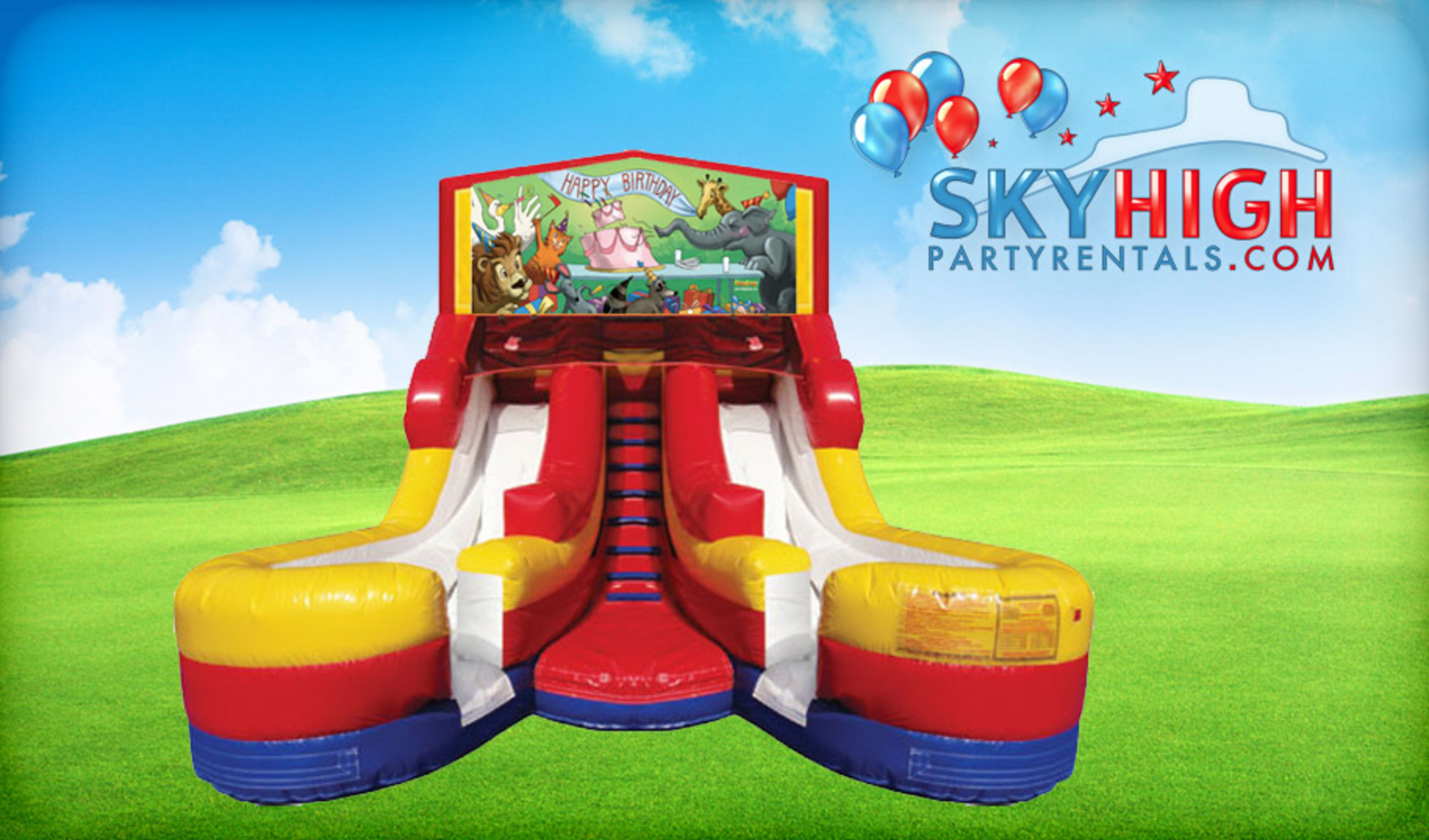 Happy Birthday Water Slide