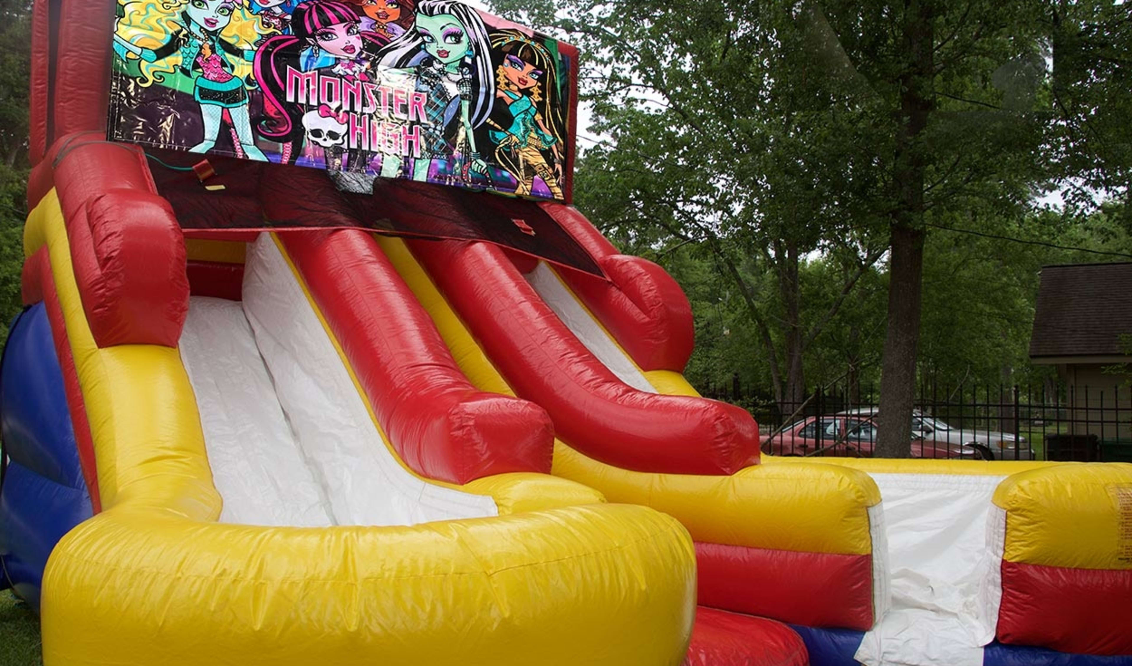 16ft Double Lane Monster High (Wet/Dry) Slide  Rentals
