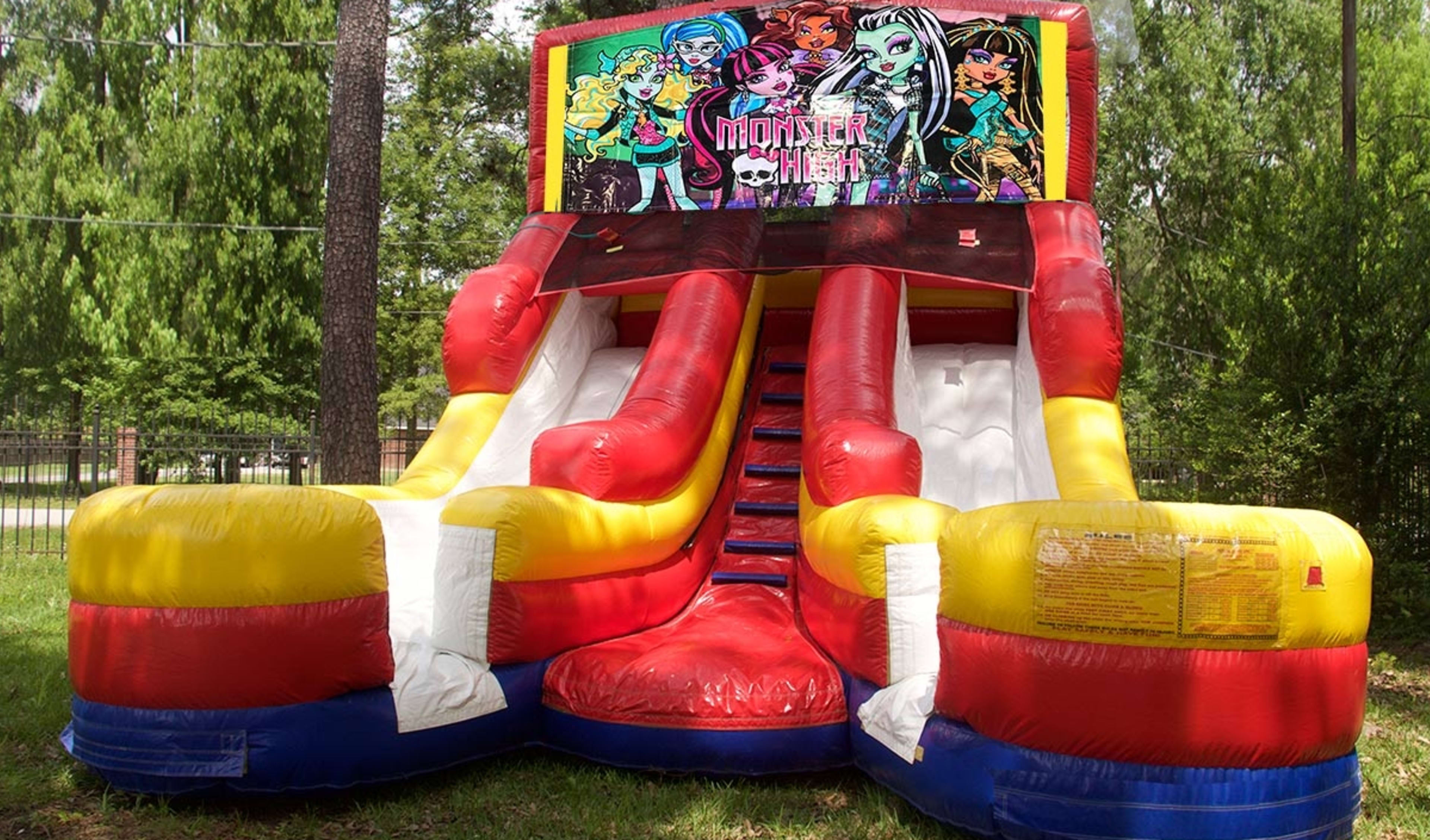 16ft Double Lane Monster High (Wet/Dry) Slide  Rentals