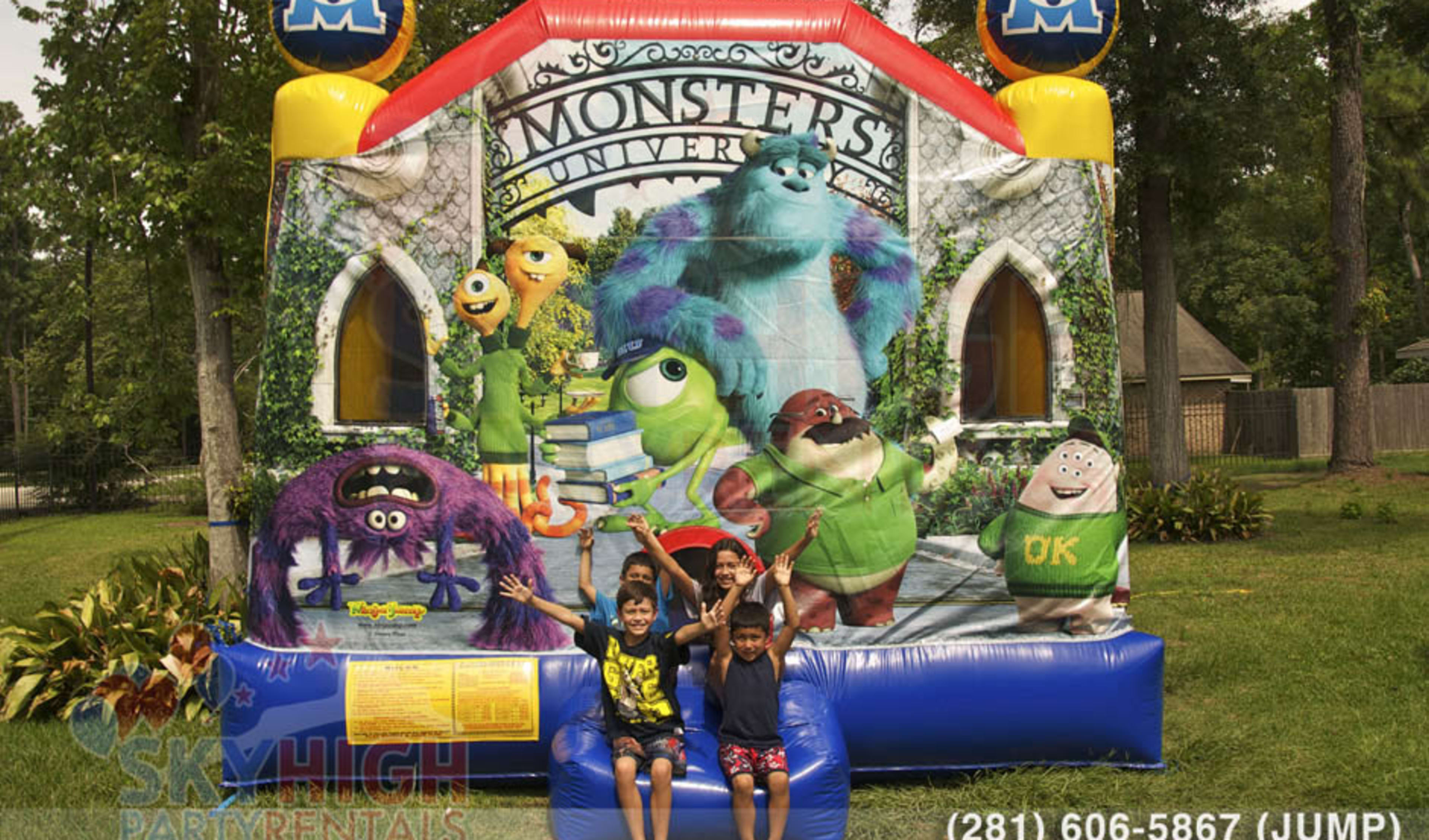 Front Monsters University bouncer