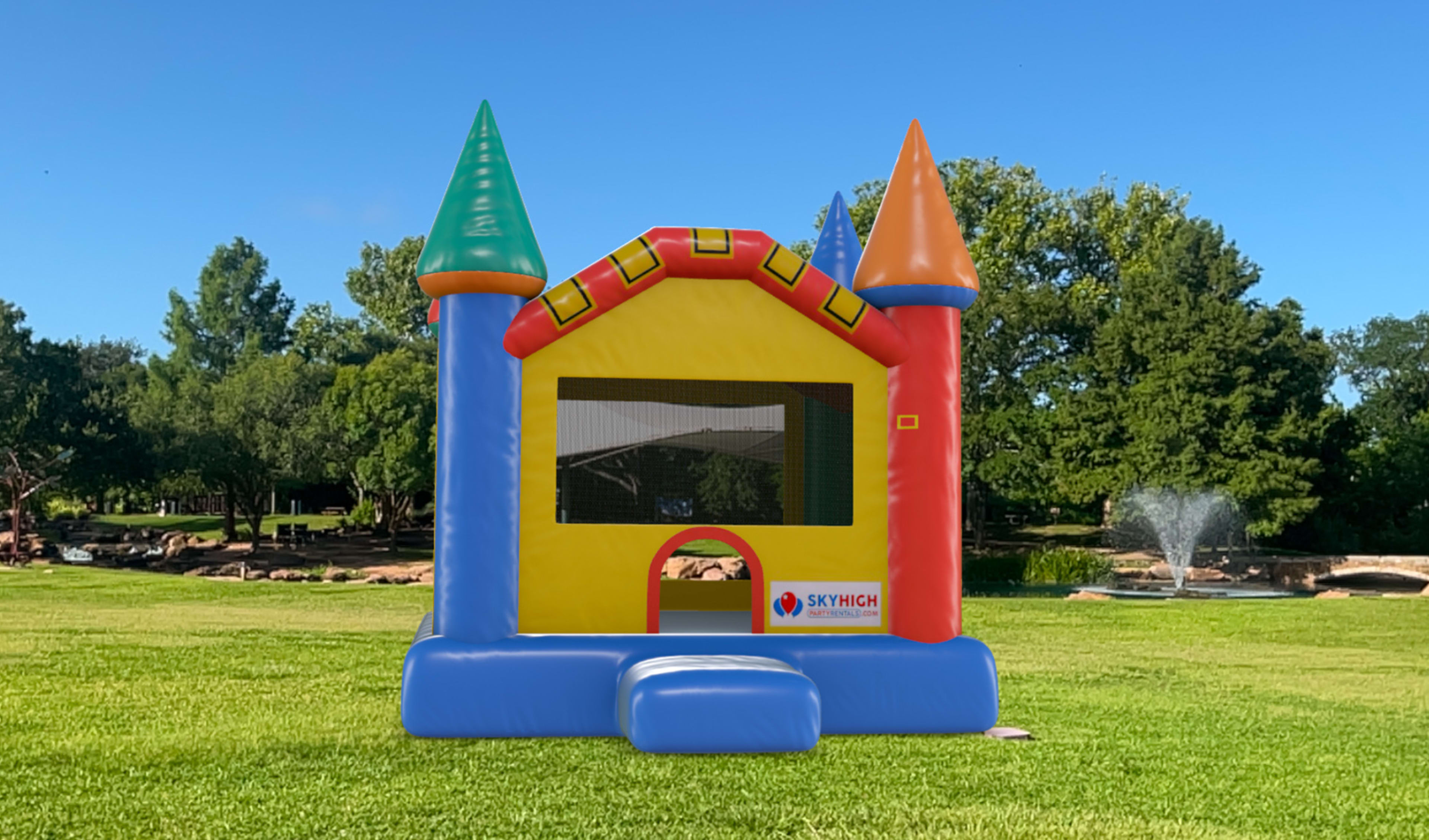 Multi Color Combo Inflatable Bouncer