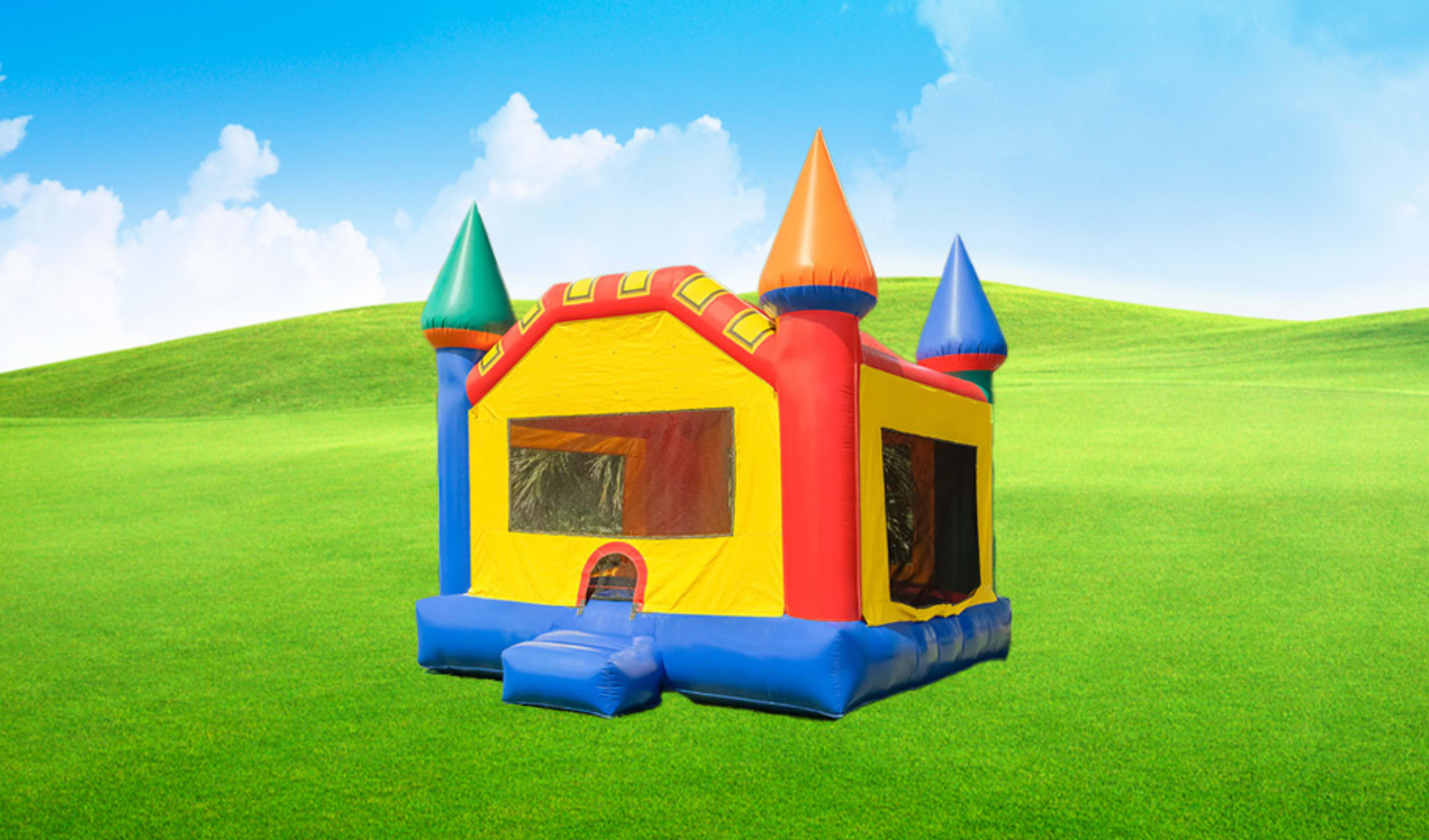 Multi Color Combo Inflatable Bouncer