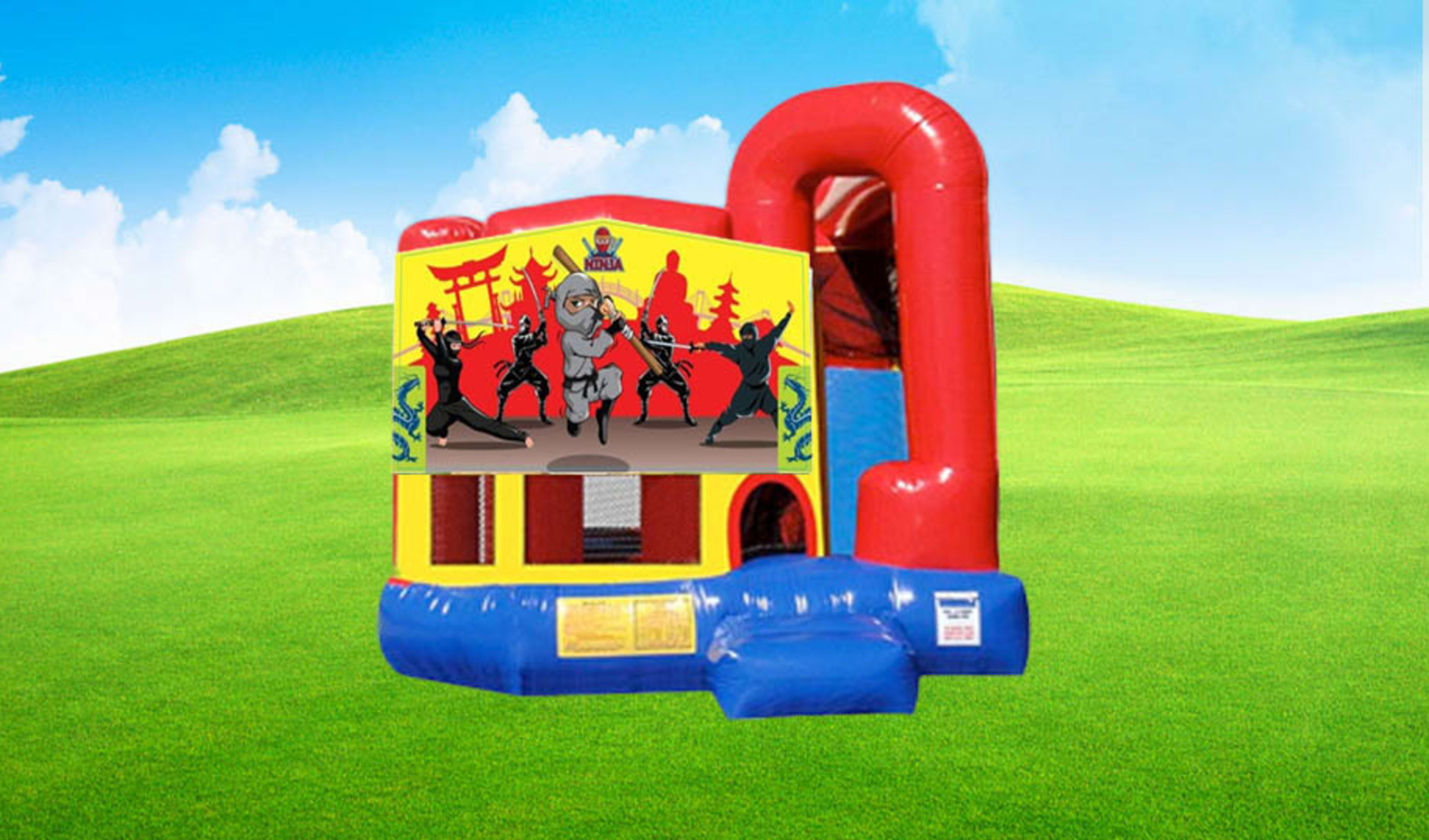 Ninja Karate Combo Bounce House Rental