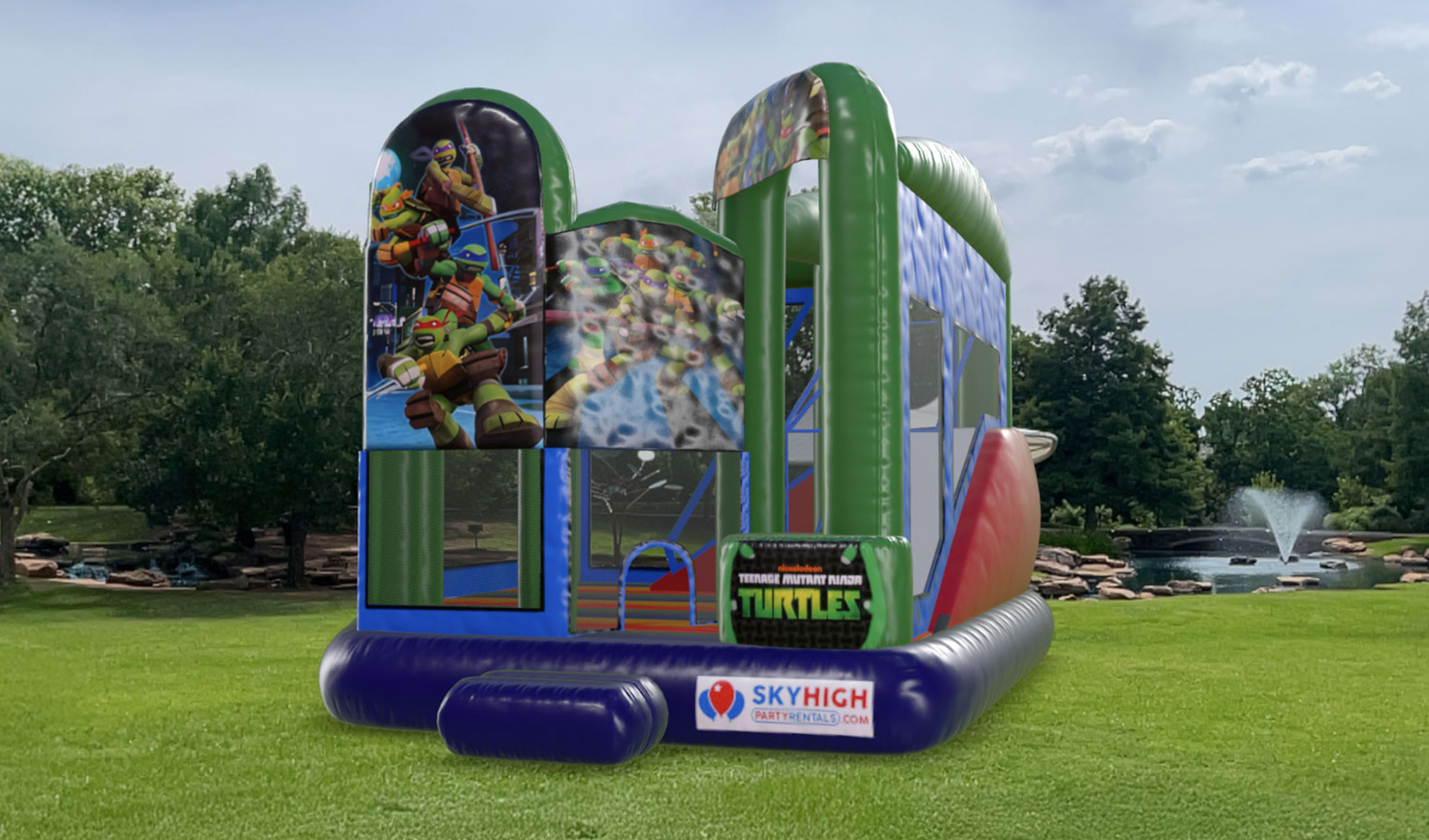 Ninja Turtles 5in1 Bounce House Rentals