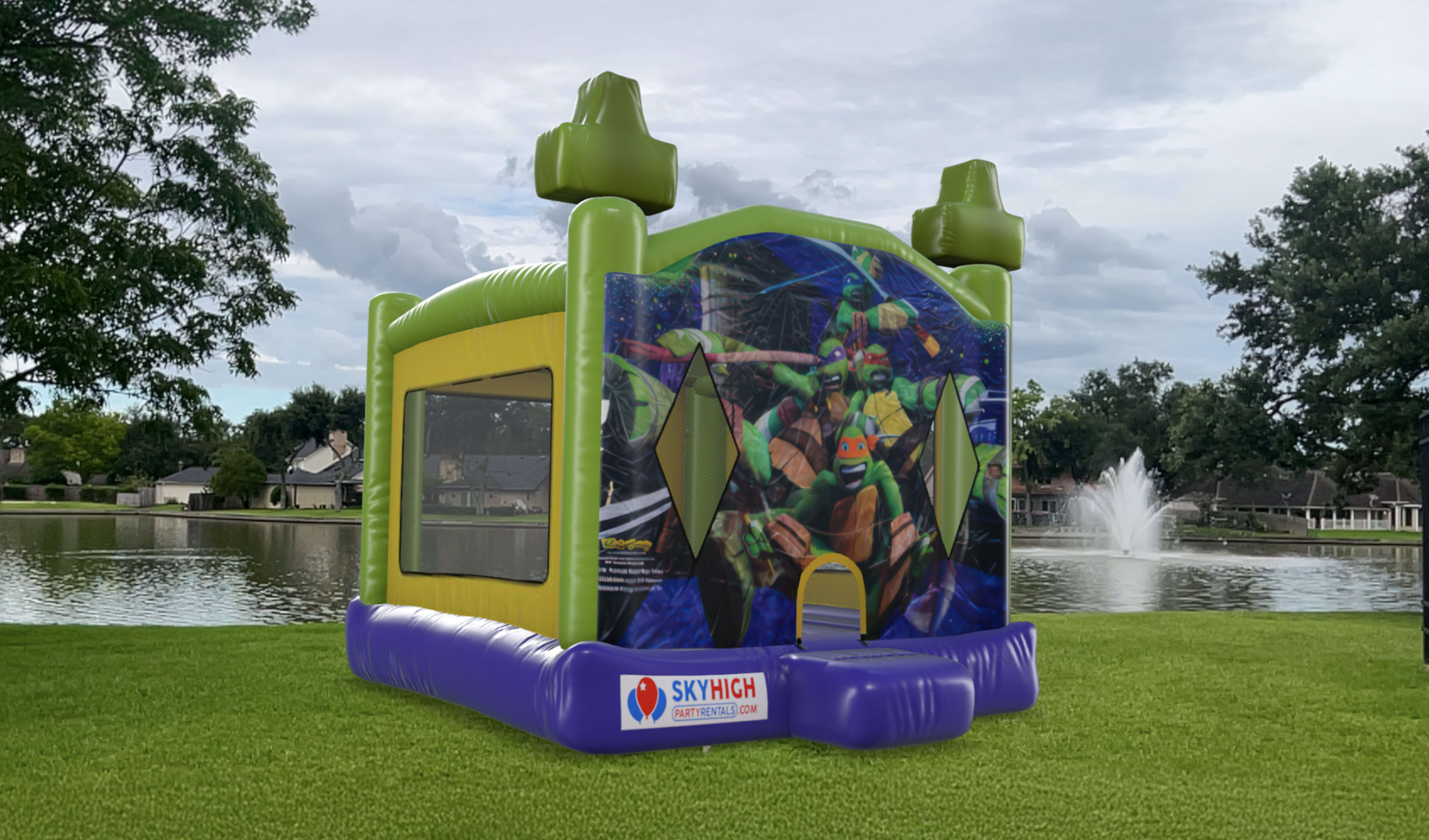 Ninja Turtles Bounce House