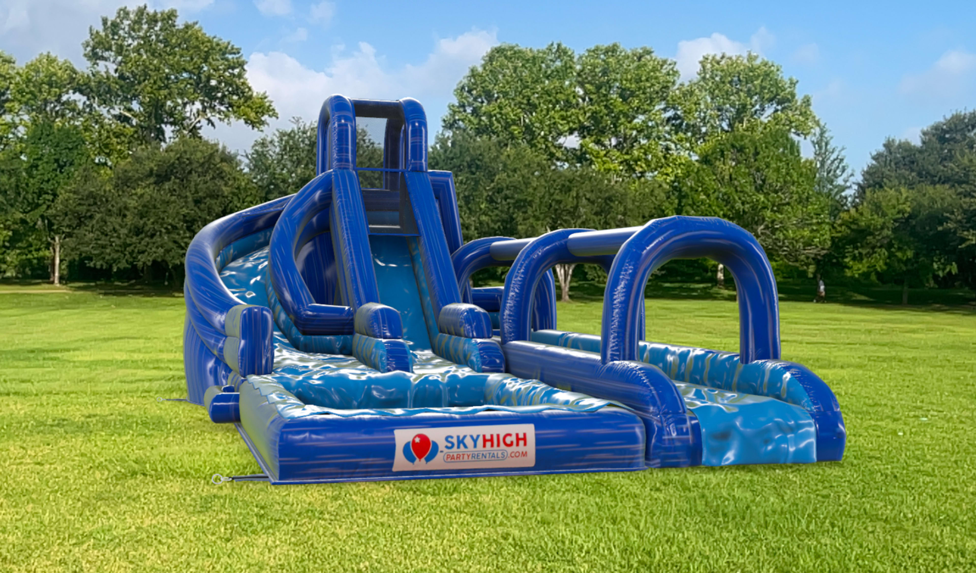 Ocean Helix 3 Lane Water Slide Rental Picture 2