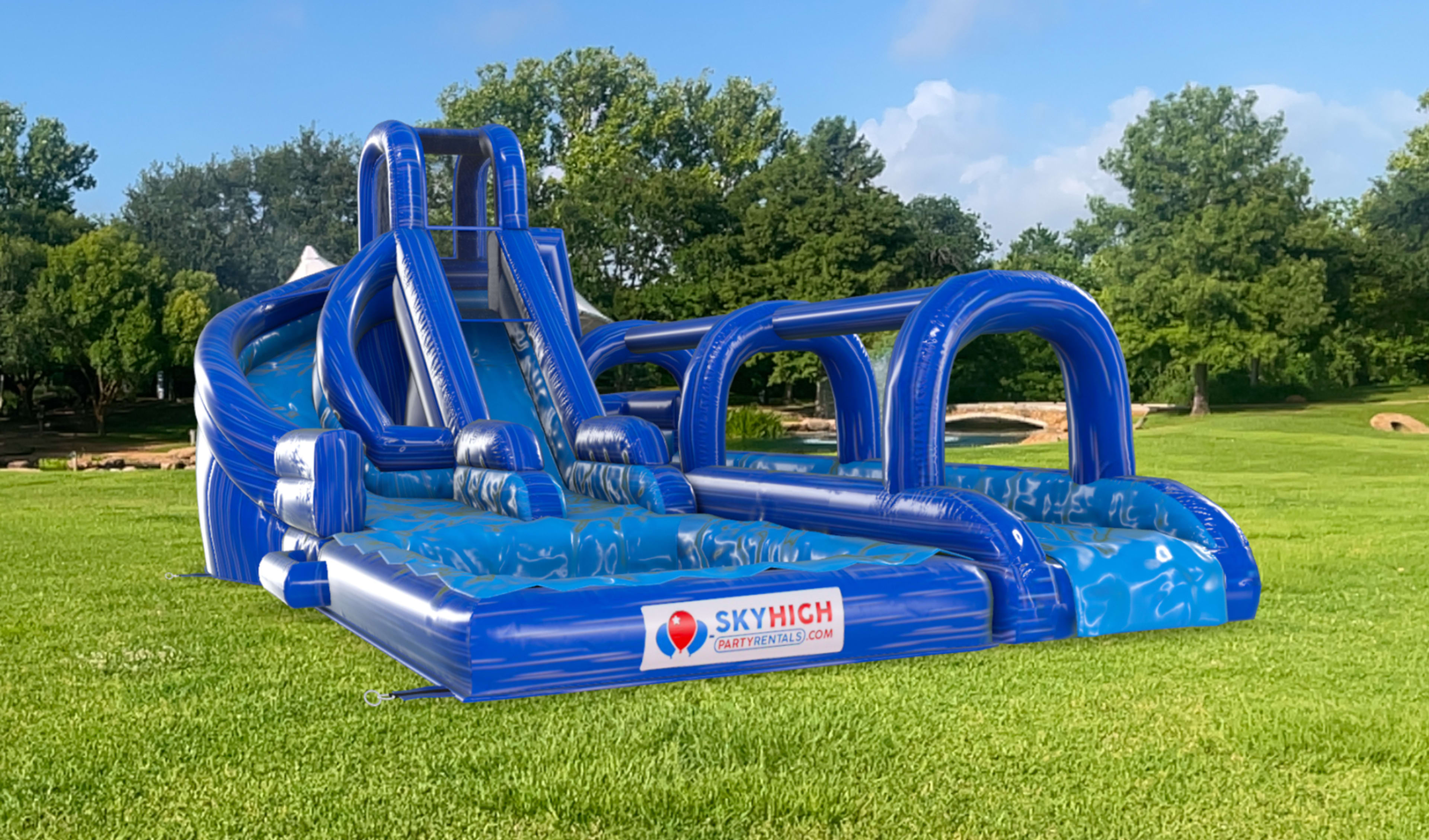 Ocean Helix 3 Lane Water Slide Rental Picture 3