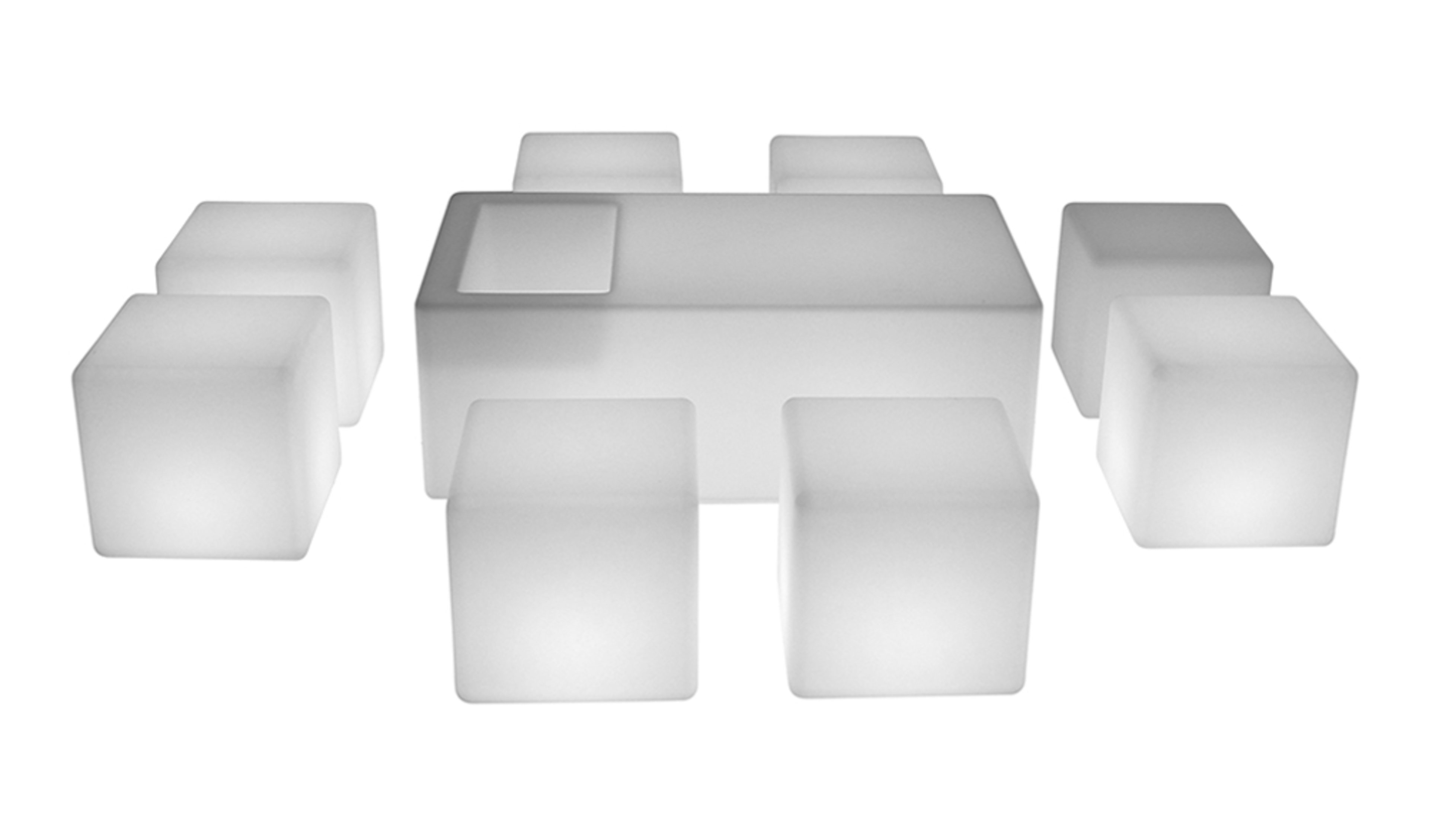 LED Furniture illuminated set for 8