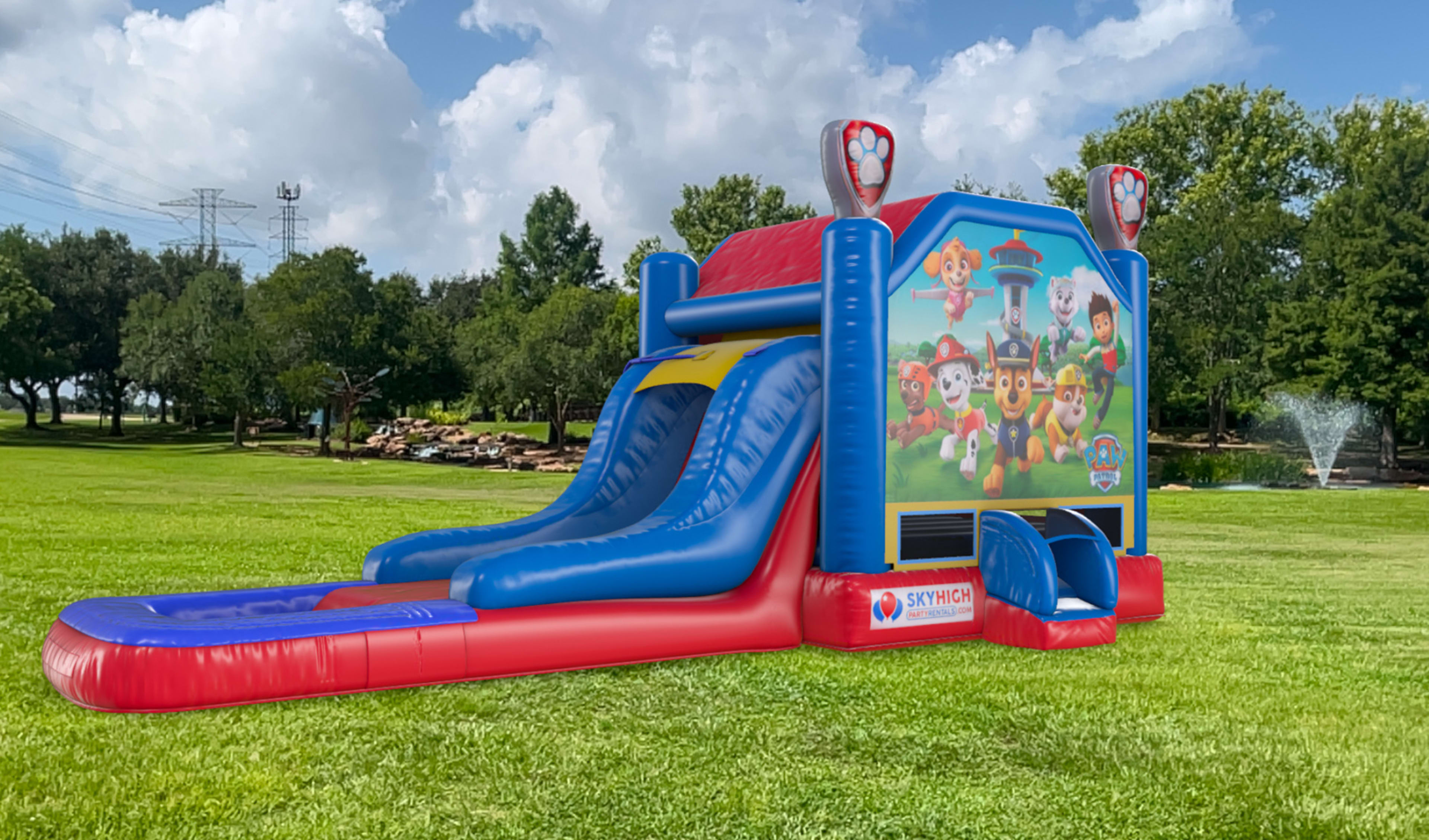 Paw Patrol Wet or Dry Combo Bounce House