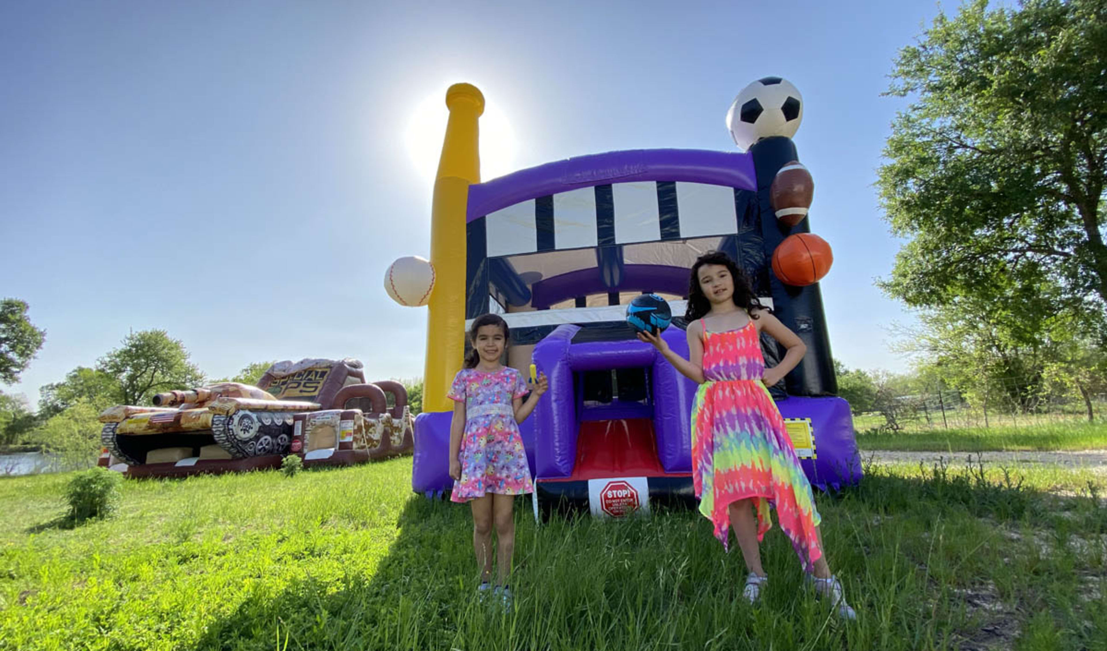 Soccer Themed Bouncer