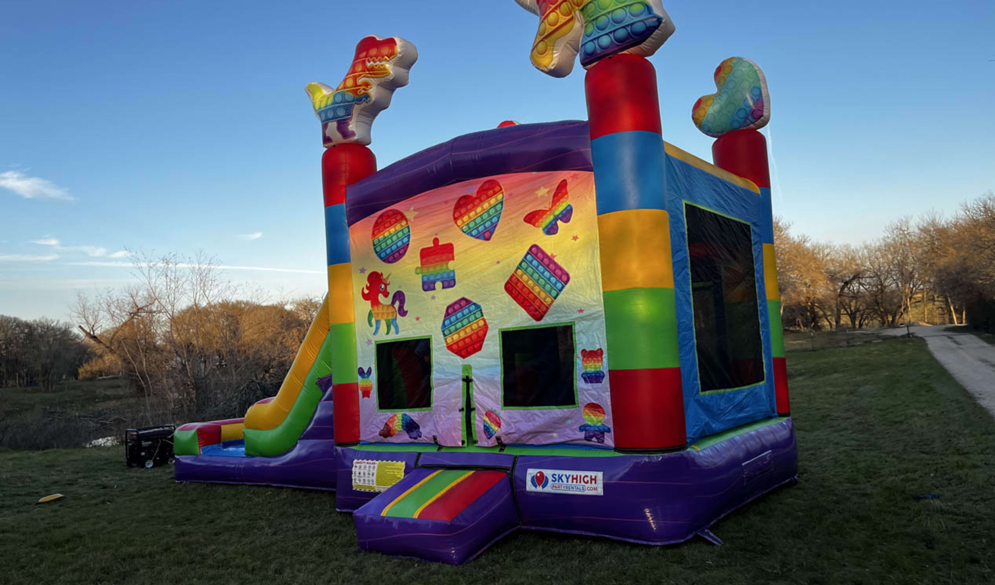 Pop Its Combo Bounce House Kids Party