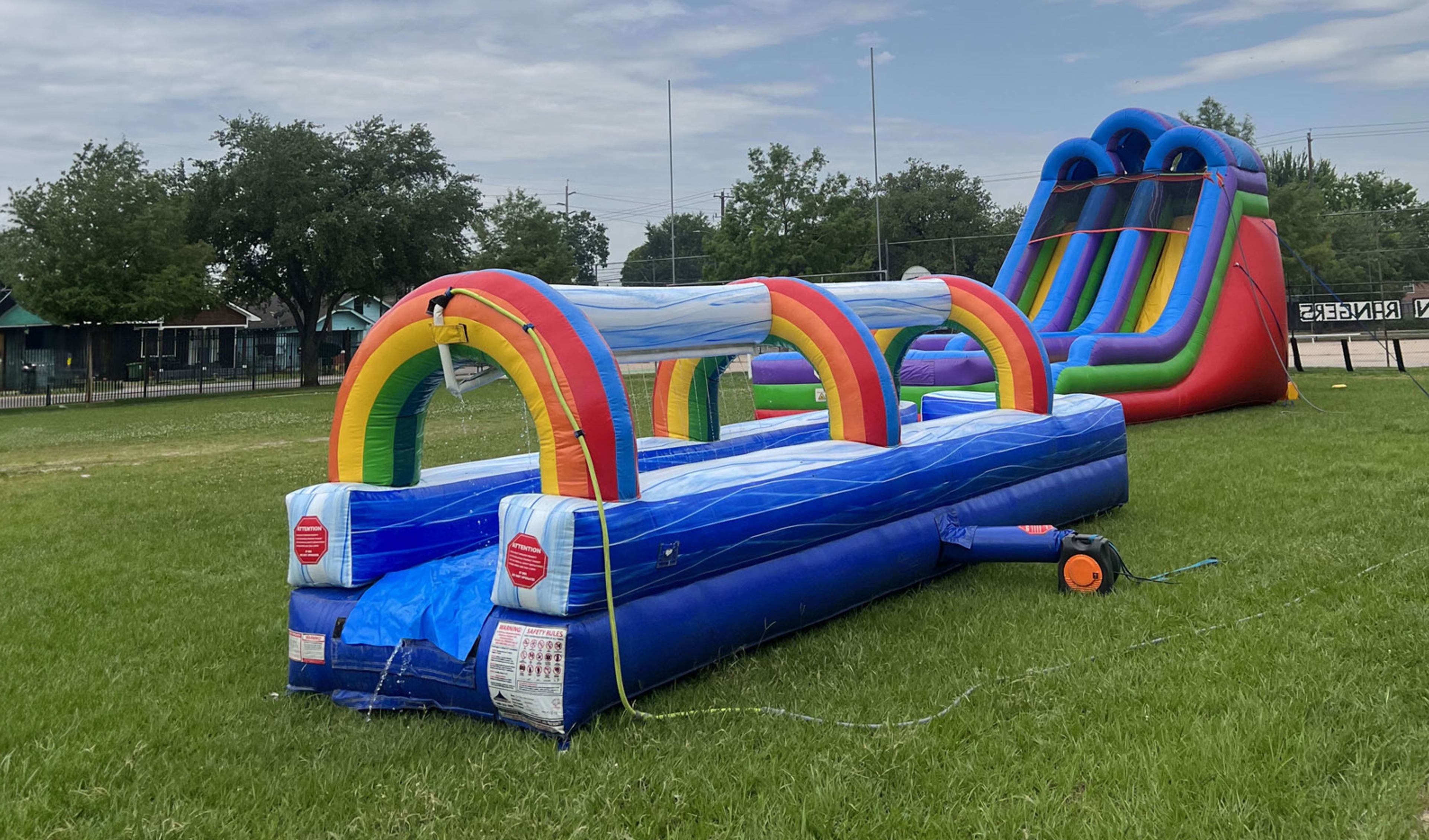 Rainbow Water Slide Slip and Slide