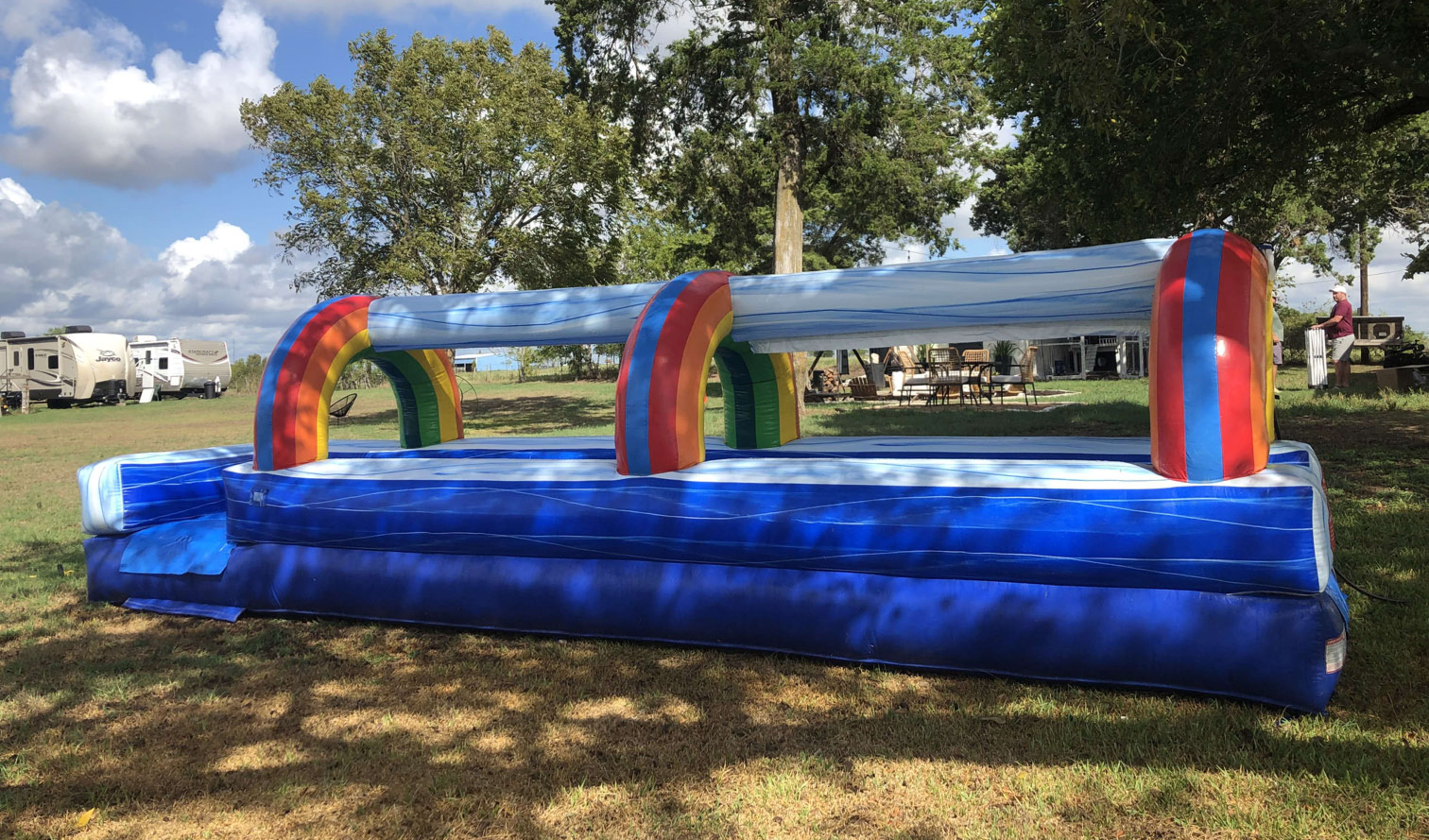 Rainbow Slip Slide Side View