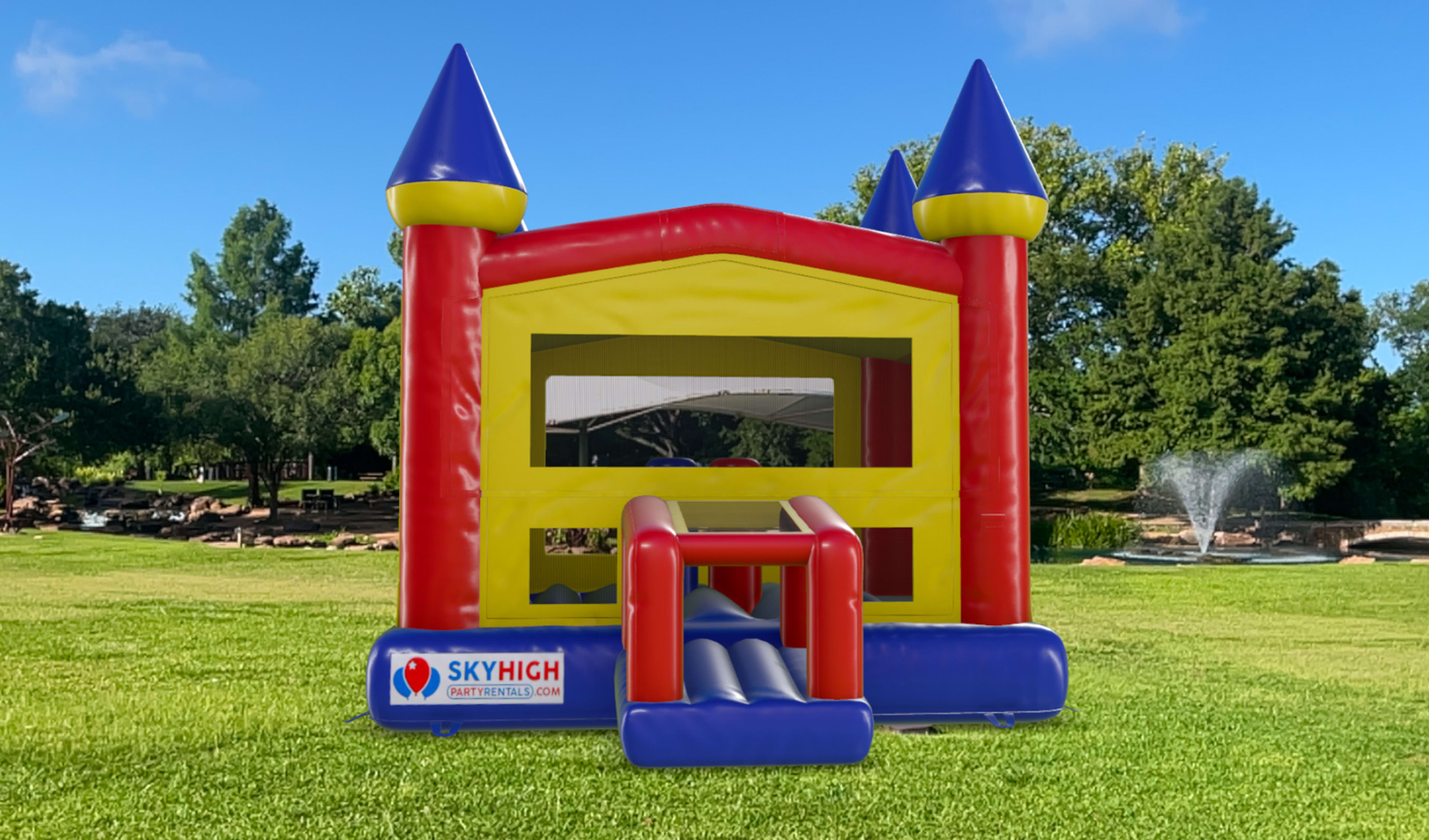 Red Castle Bounce House Moonwalks Rentals
