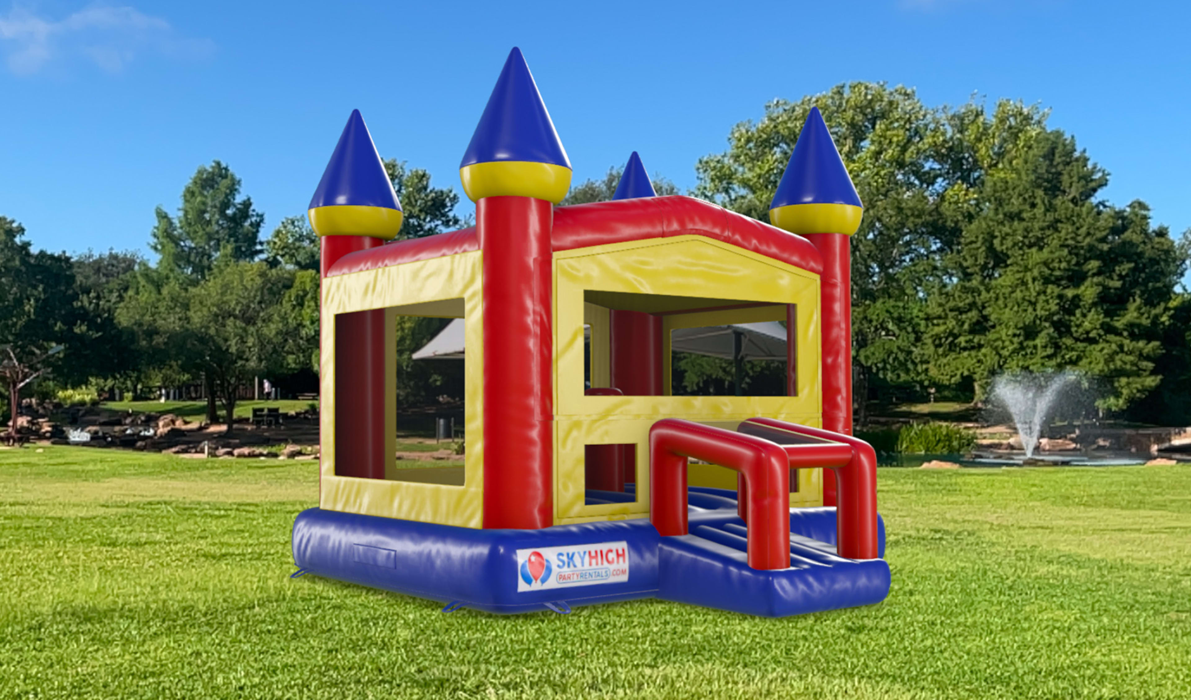 Red Castle Bounce House Moonwalks Rentals
