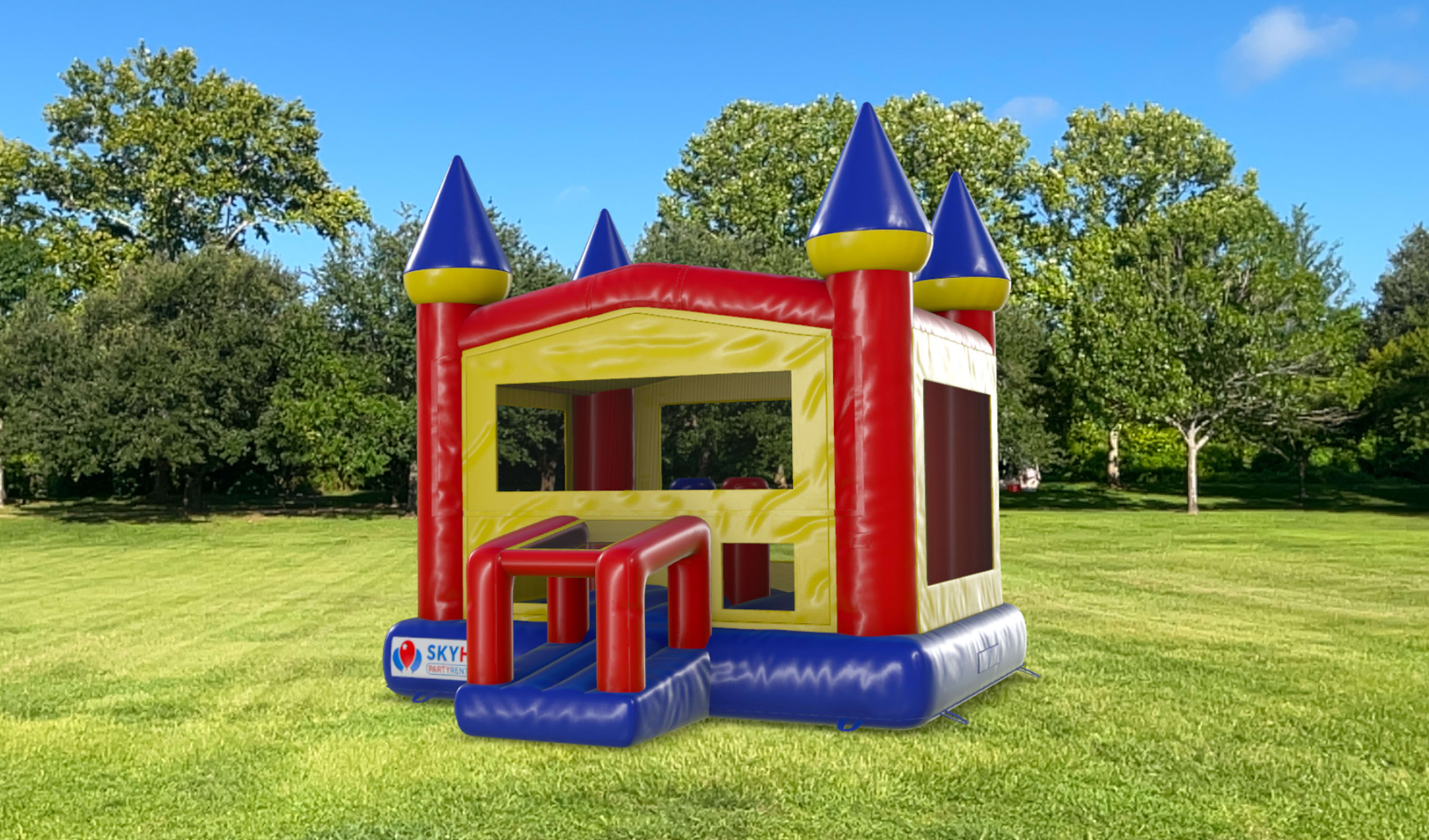 Red Castle Bounce House Moonwalks Rentals