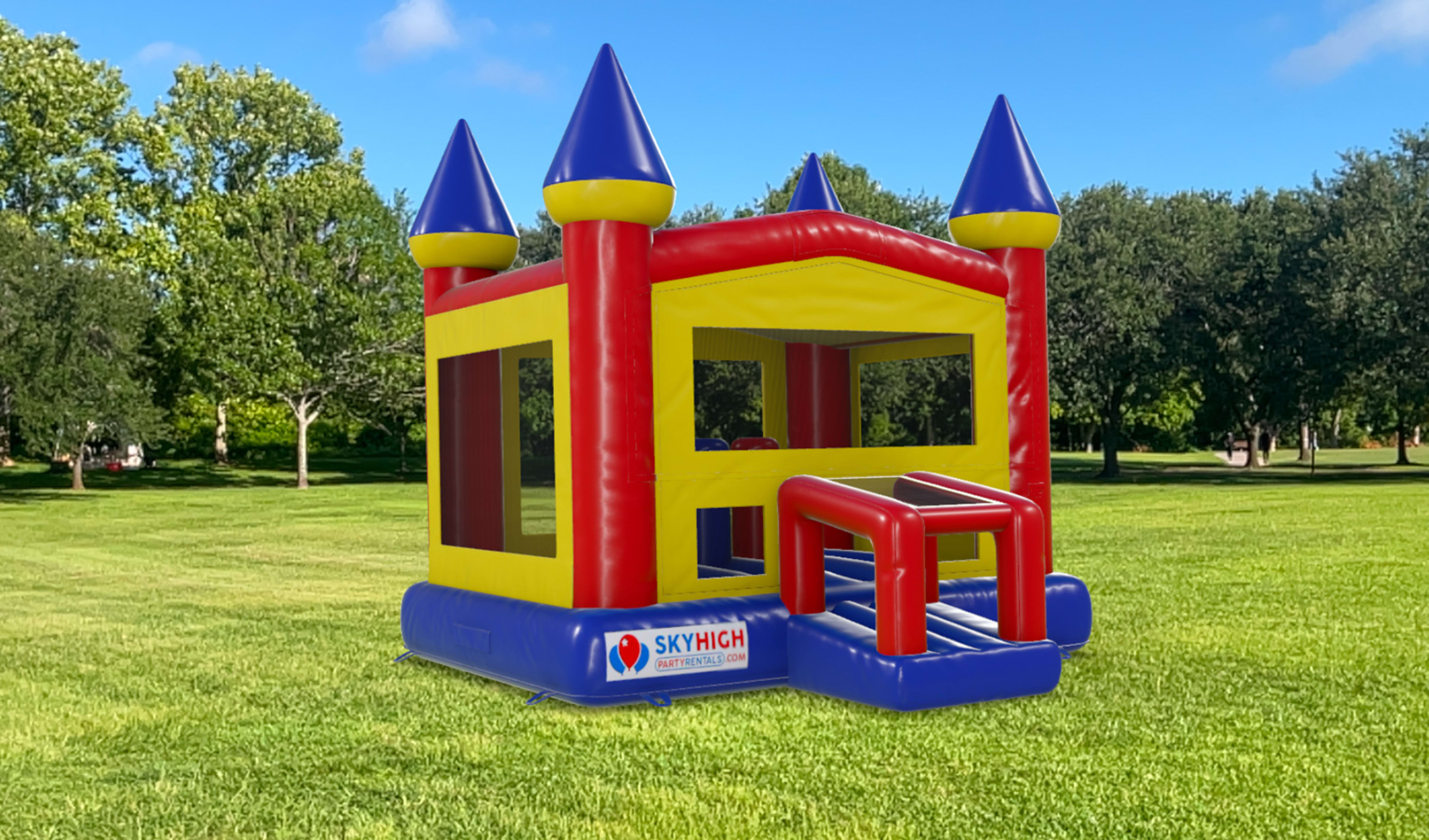Red Castle Bounce House Moonwalks Rentals