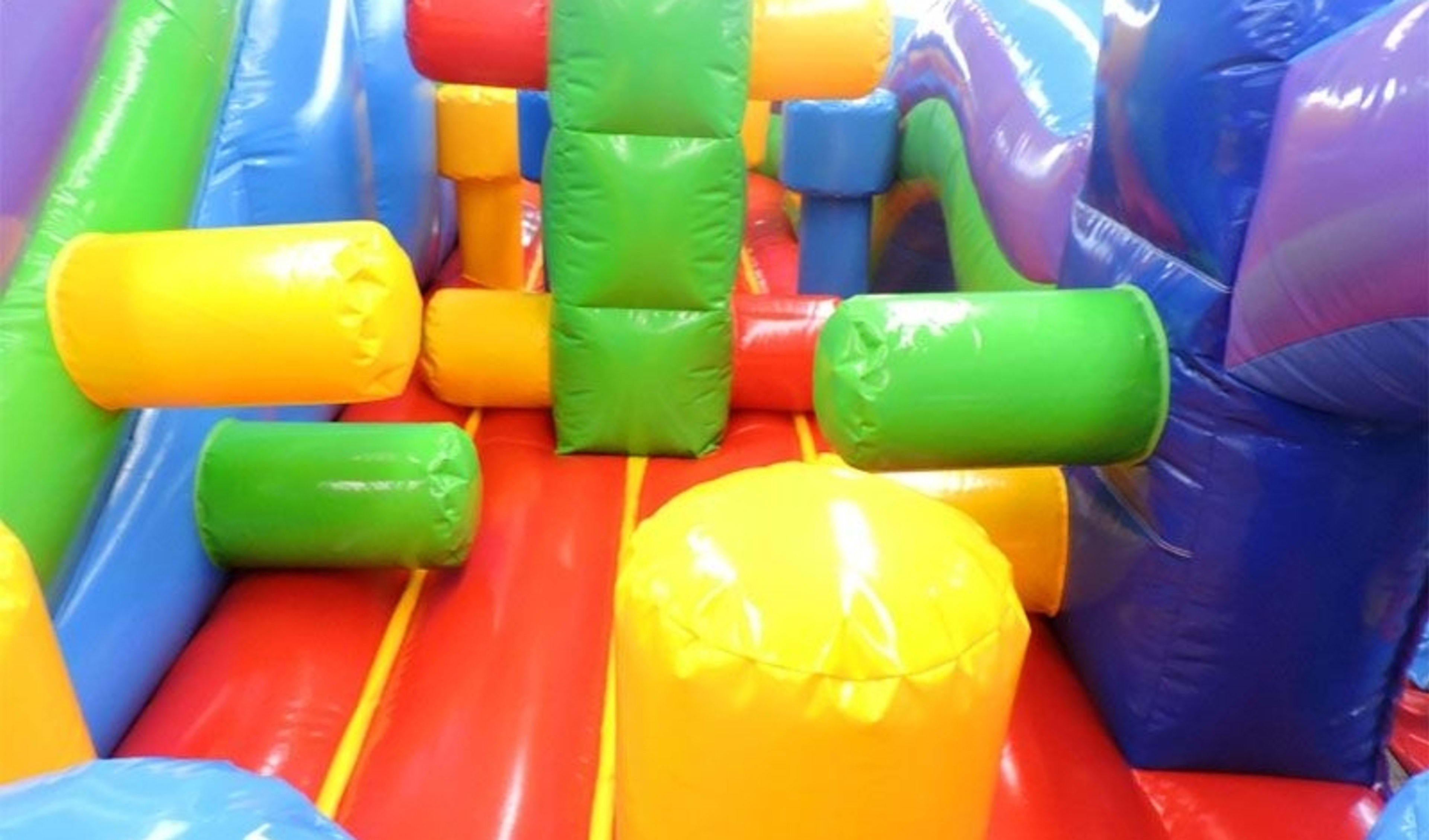 Inside Retro Obstacle Slide