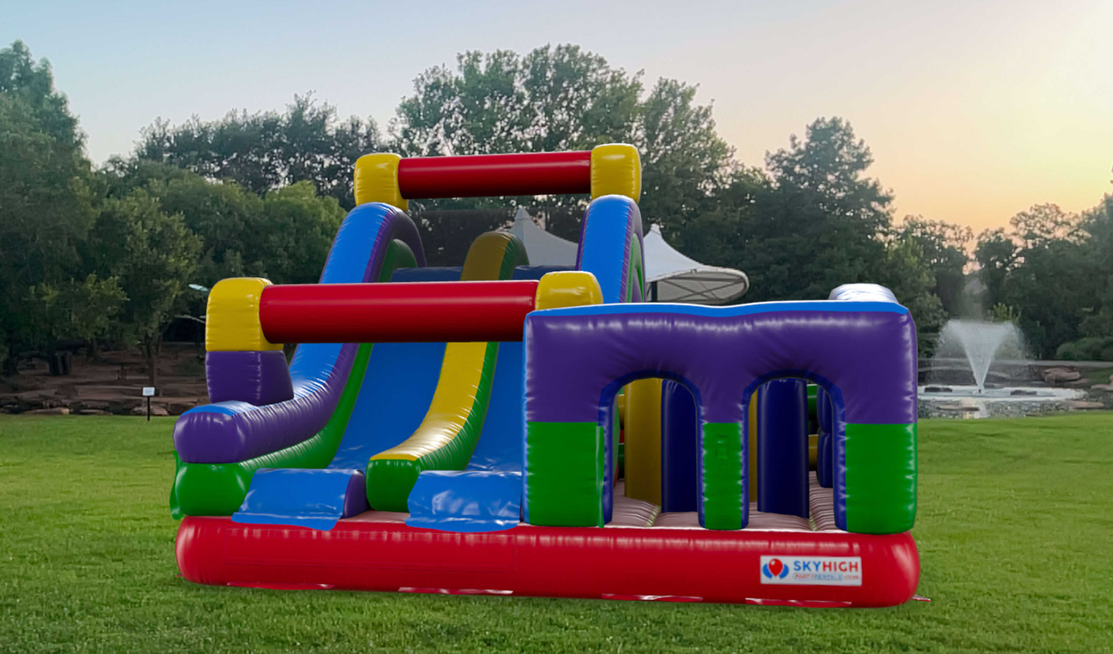 Retro Obstacle Course Rentals Moonwalks