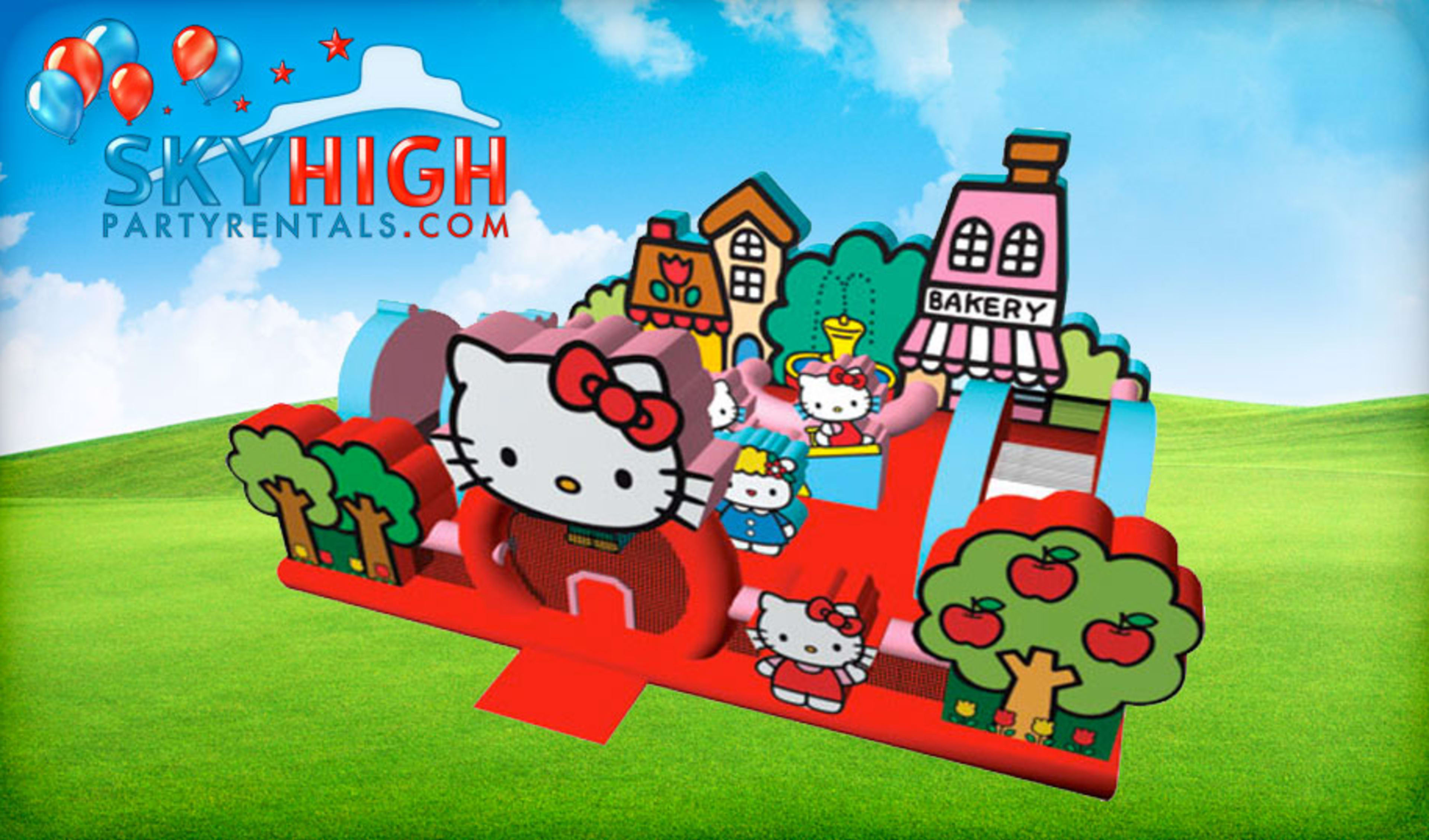Hello Kitty bounce House rentals