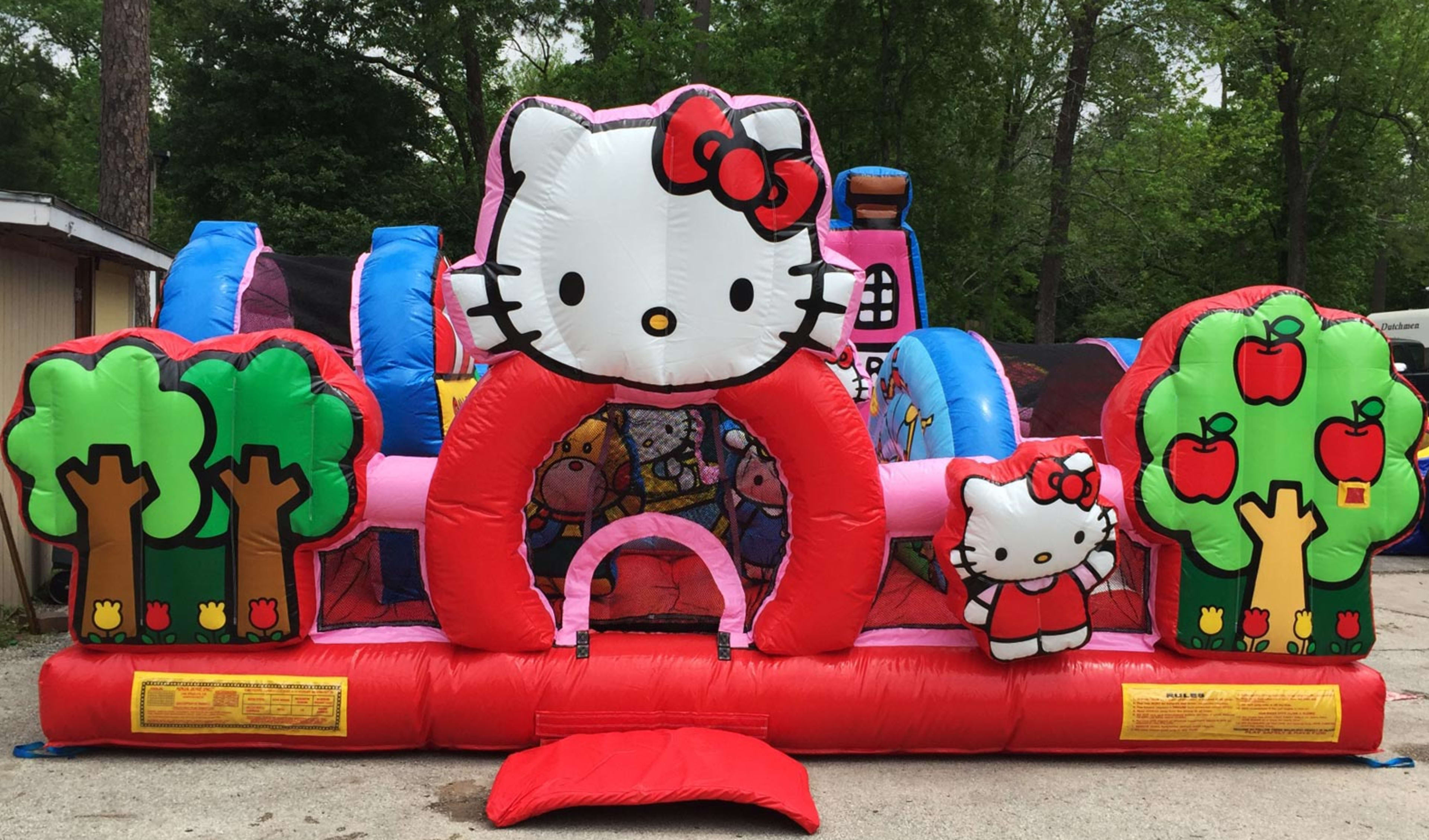 Front of Hello Kitty Bounce House