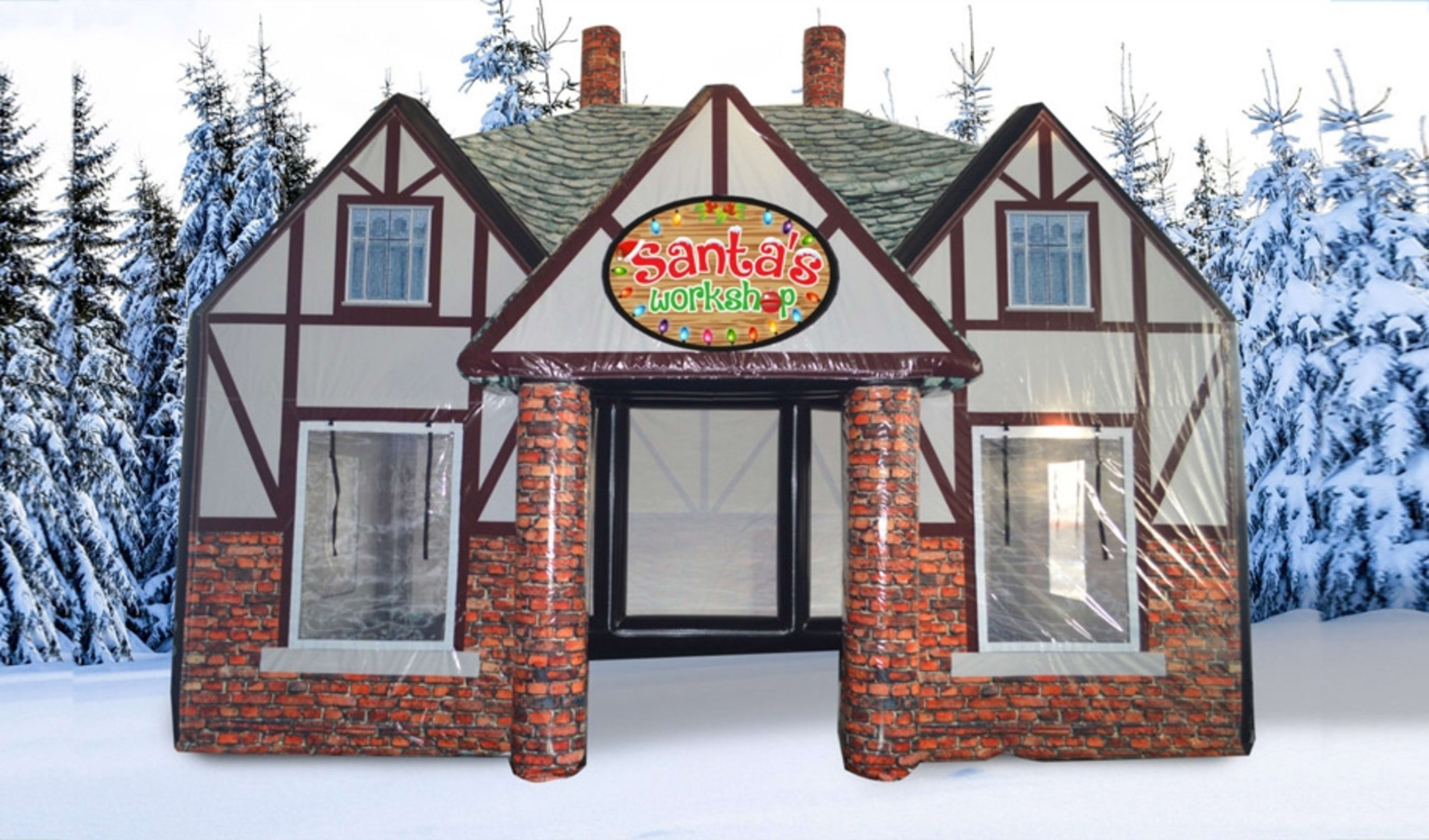 Inflatable Santas Workshop