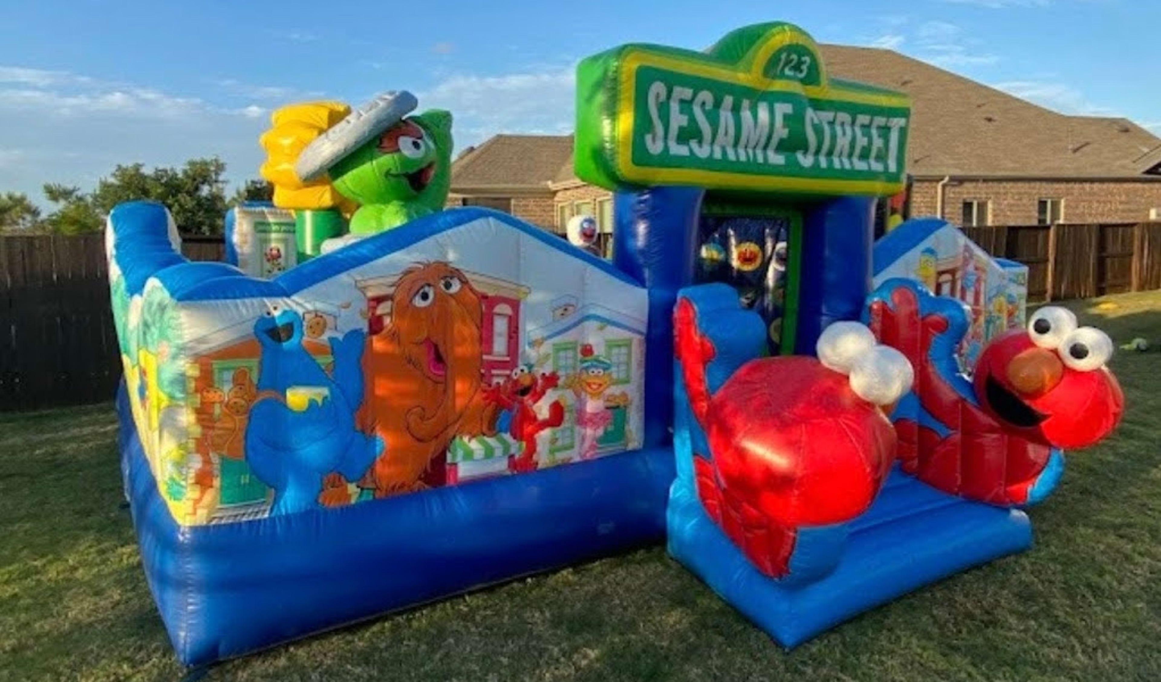 Sesame Street Toddler Bounce House Rentals