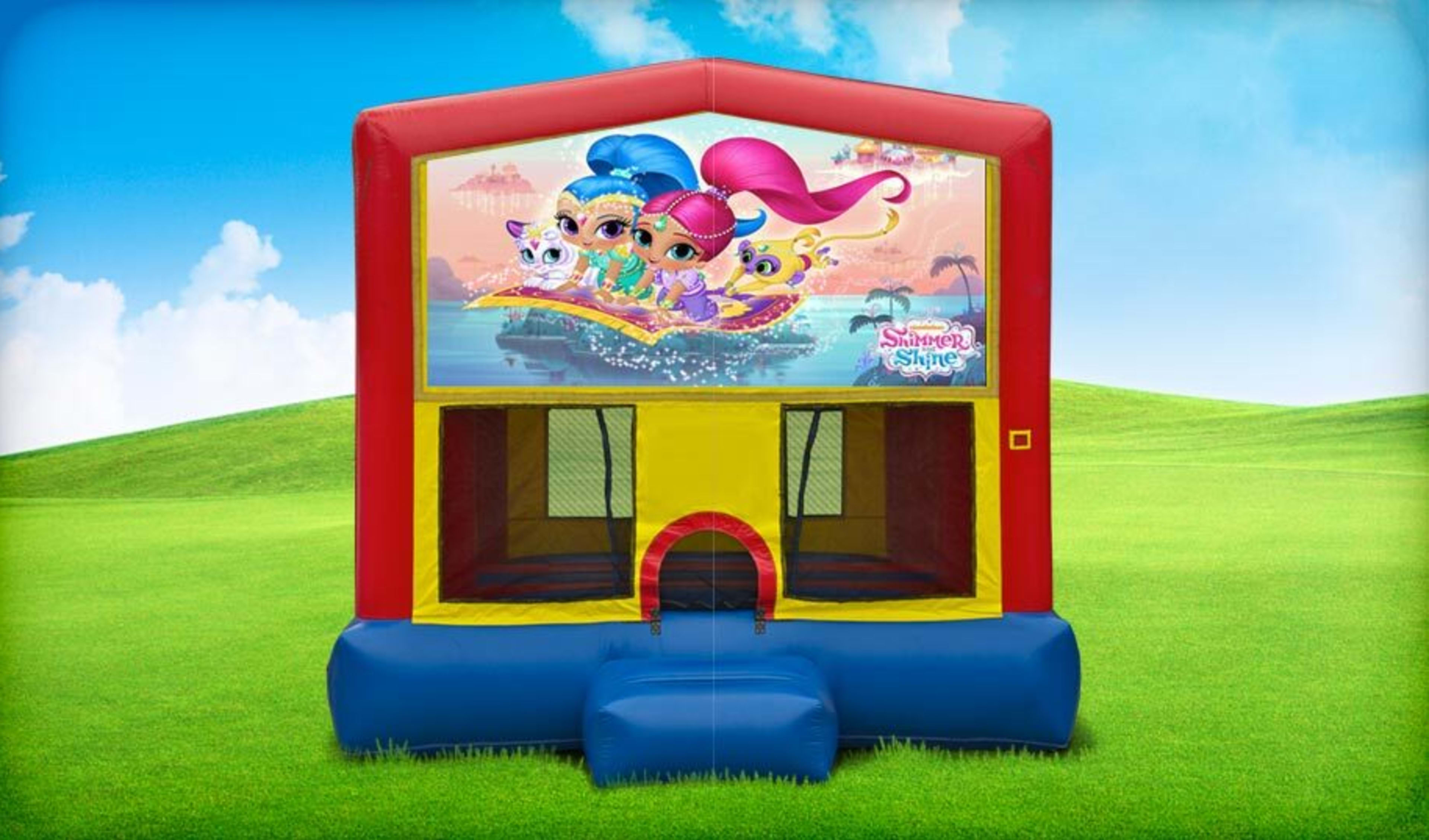 13x13 Shimmer and Shine moonwalk rental