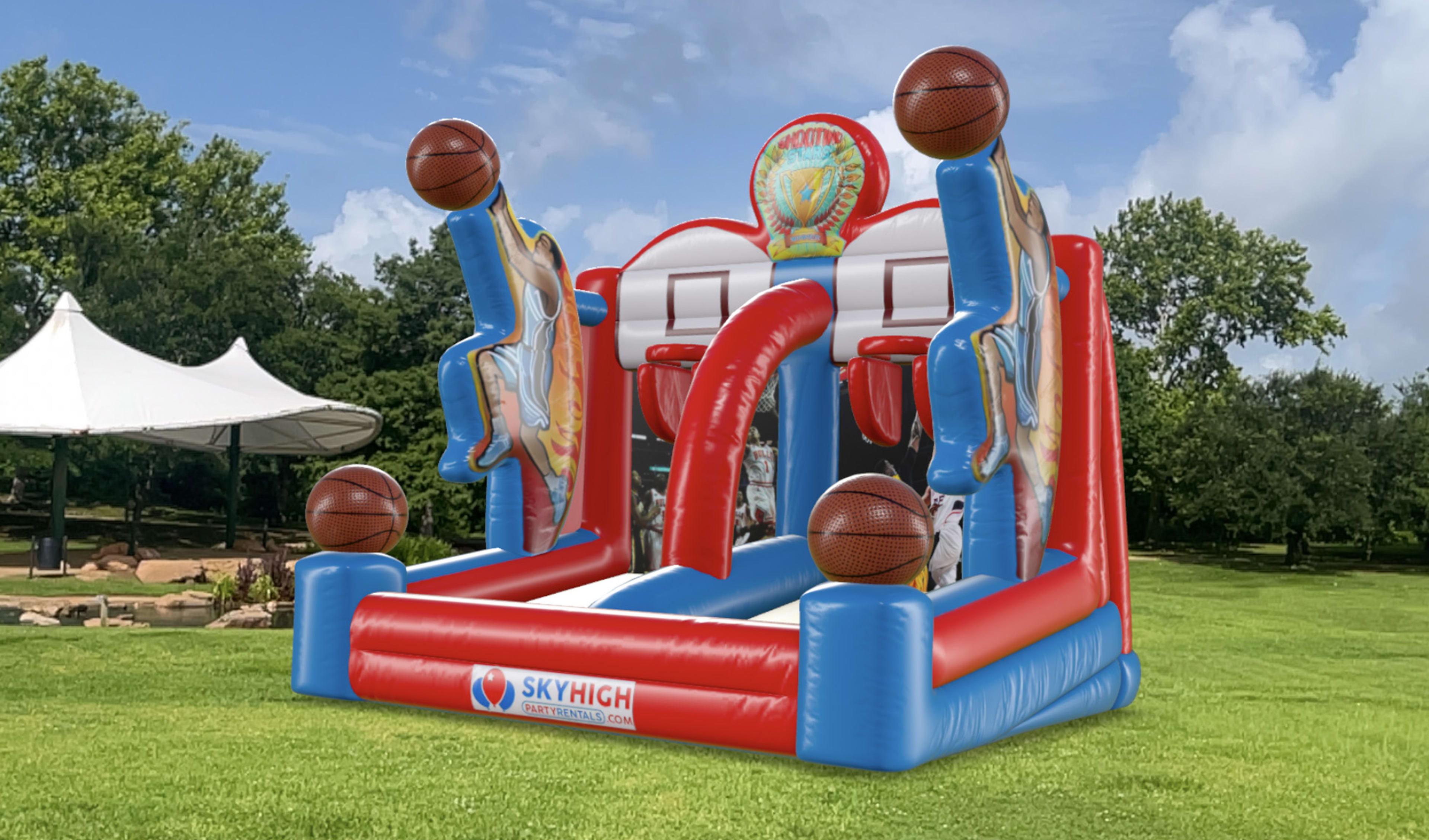 Inflatable Basketball Shootout