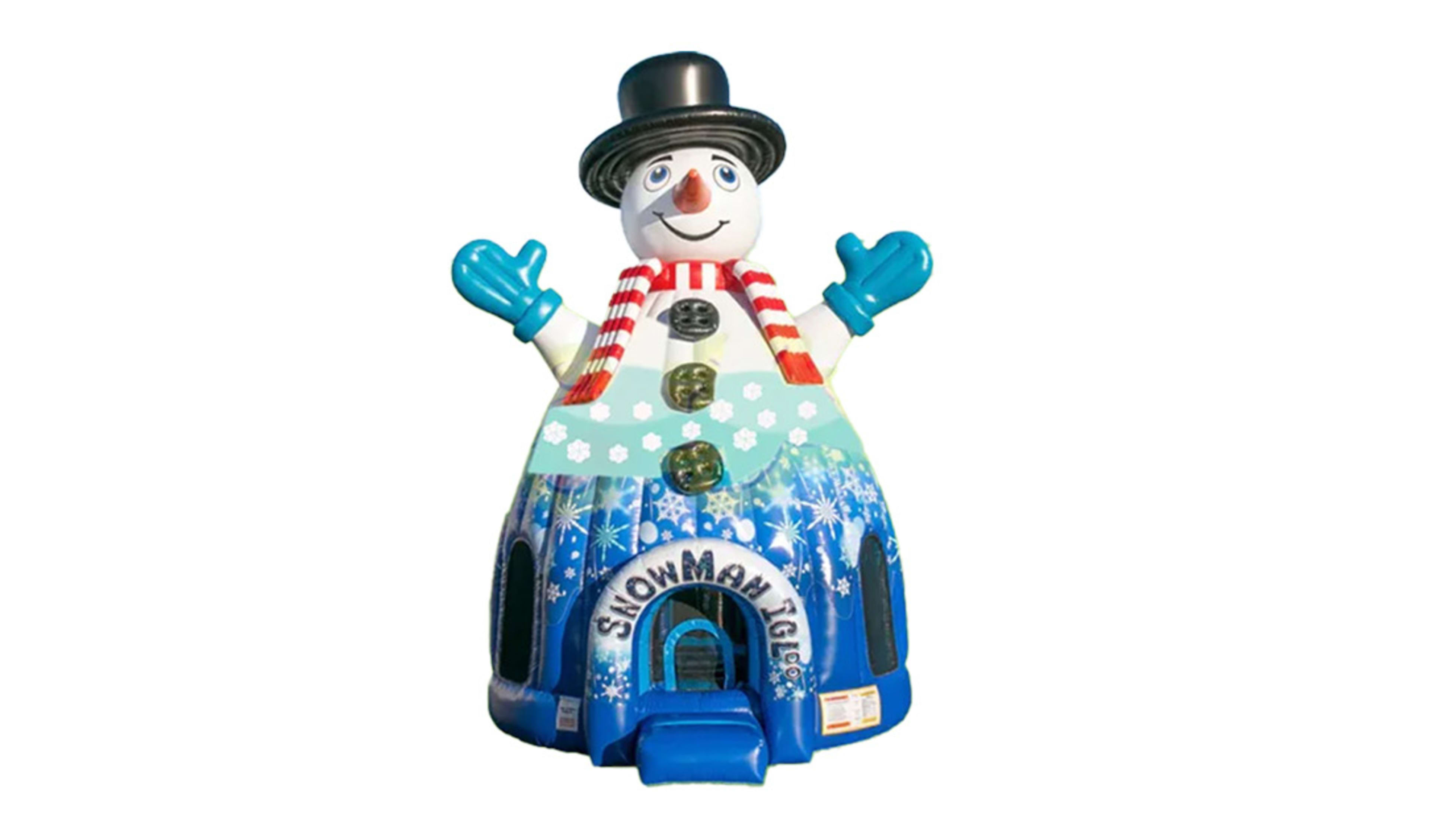Winter Christmas Snow Man Bounce House Party Rentals 