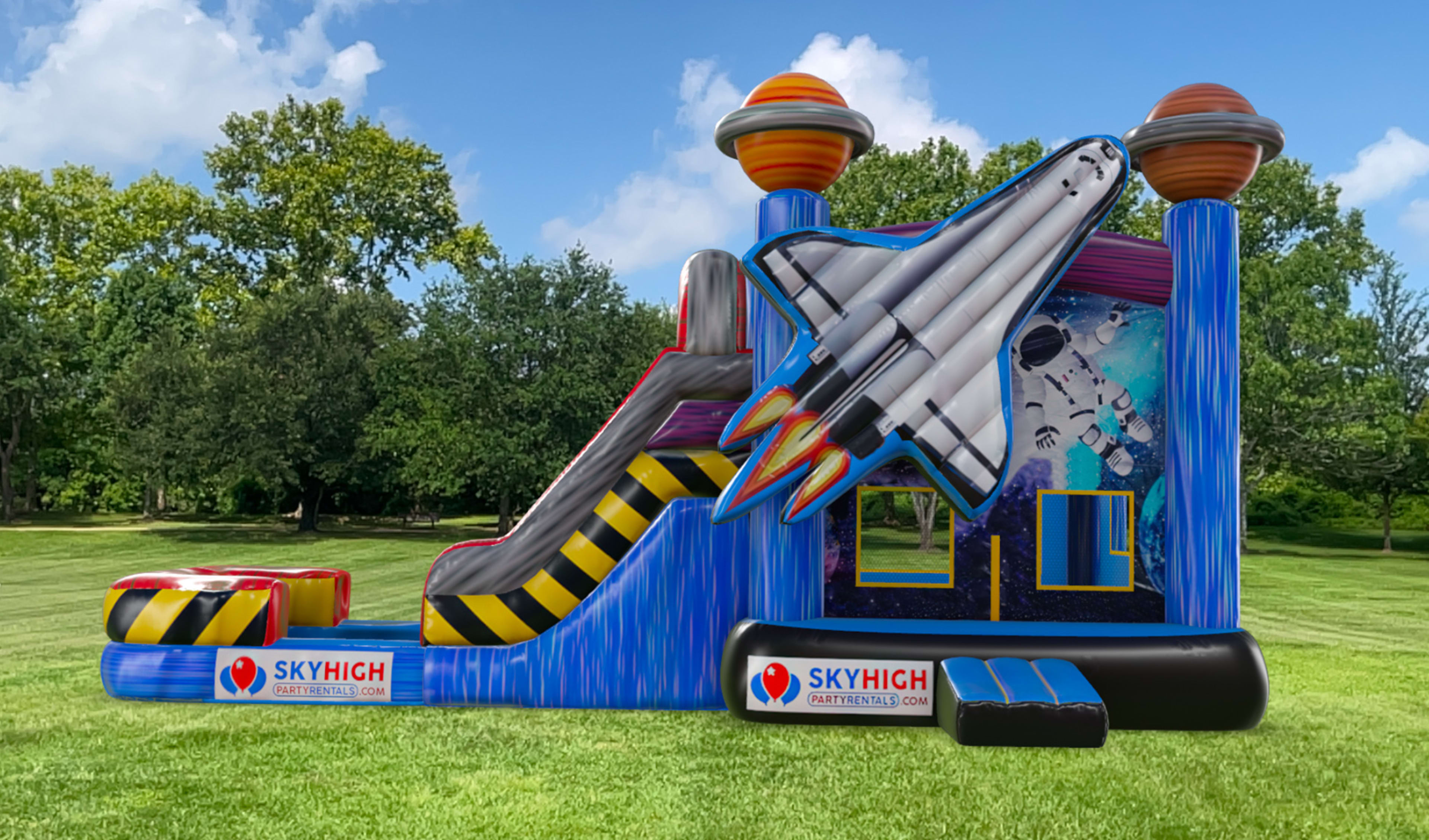 Space Shuttle Inflatable Bounce House for Hire