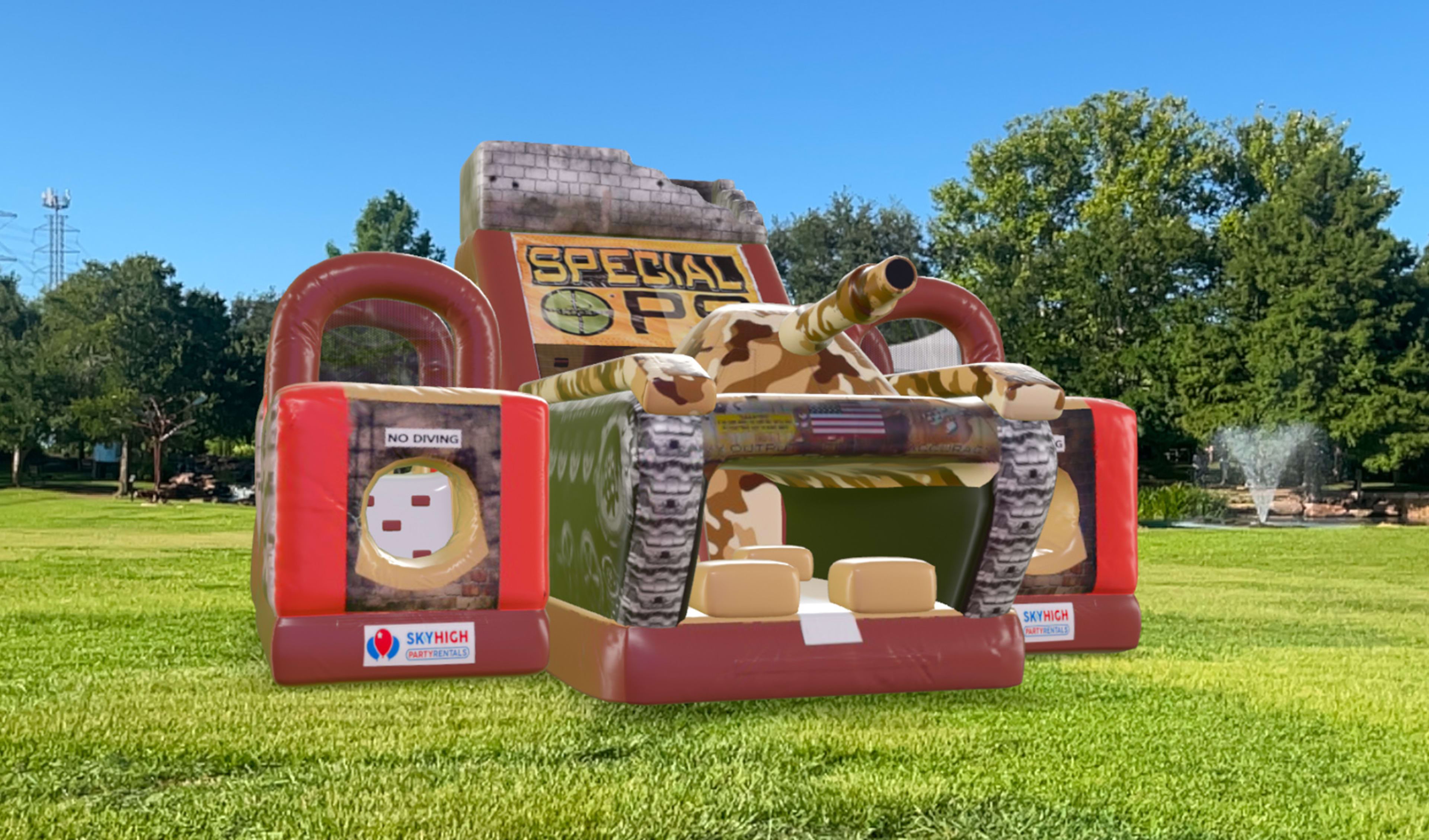 Huge Special Ops Tank Obstacle Course Rentals
