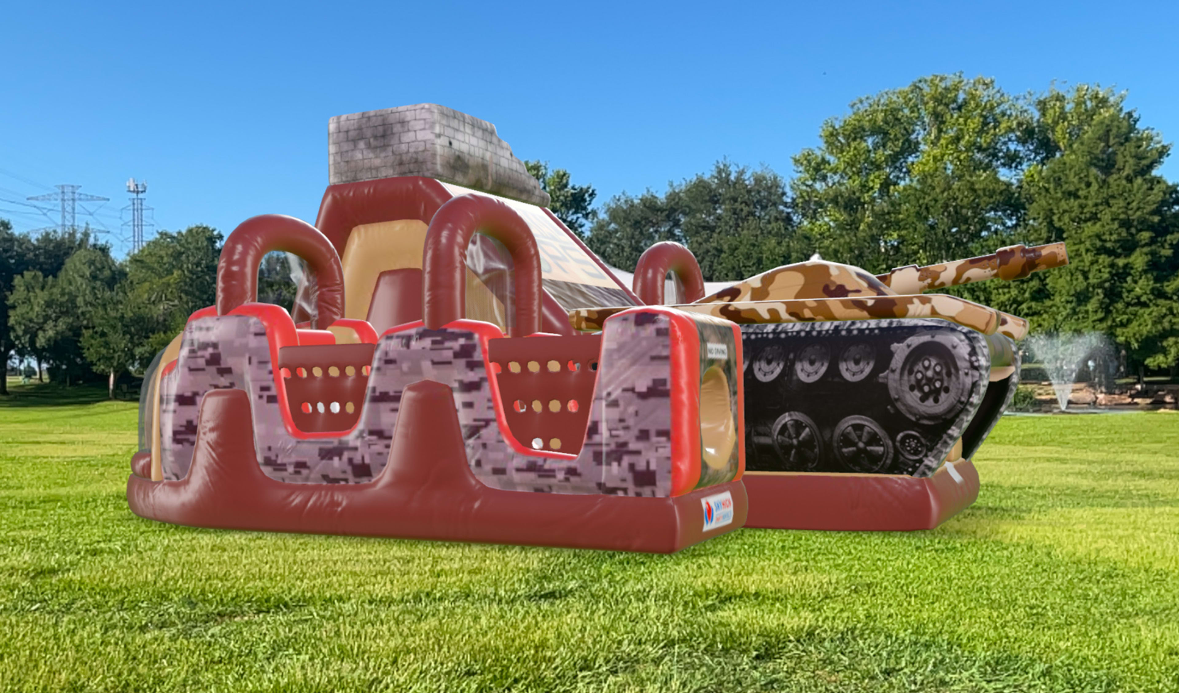 Huge Special Ops Tank Obstacle Course Rentals