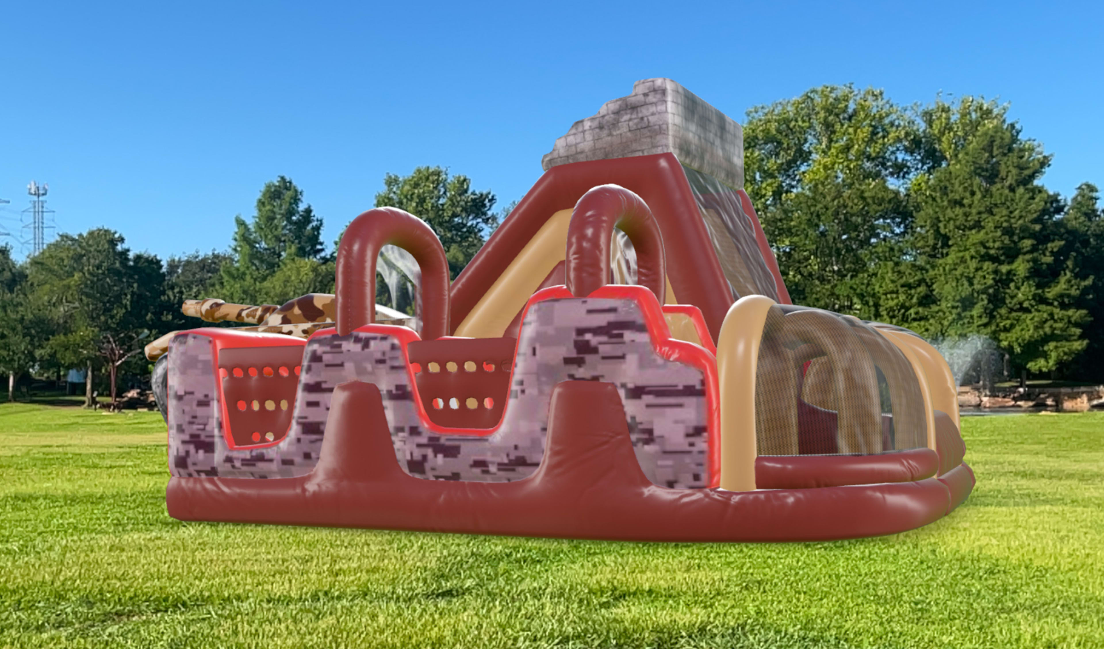 Huge Special Ops Tank Obstacle Course Rentals