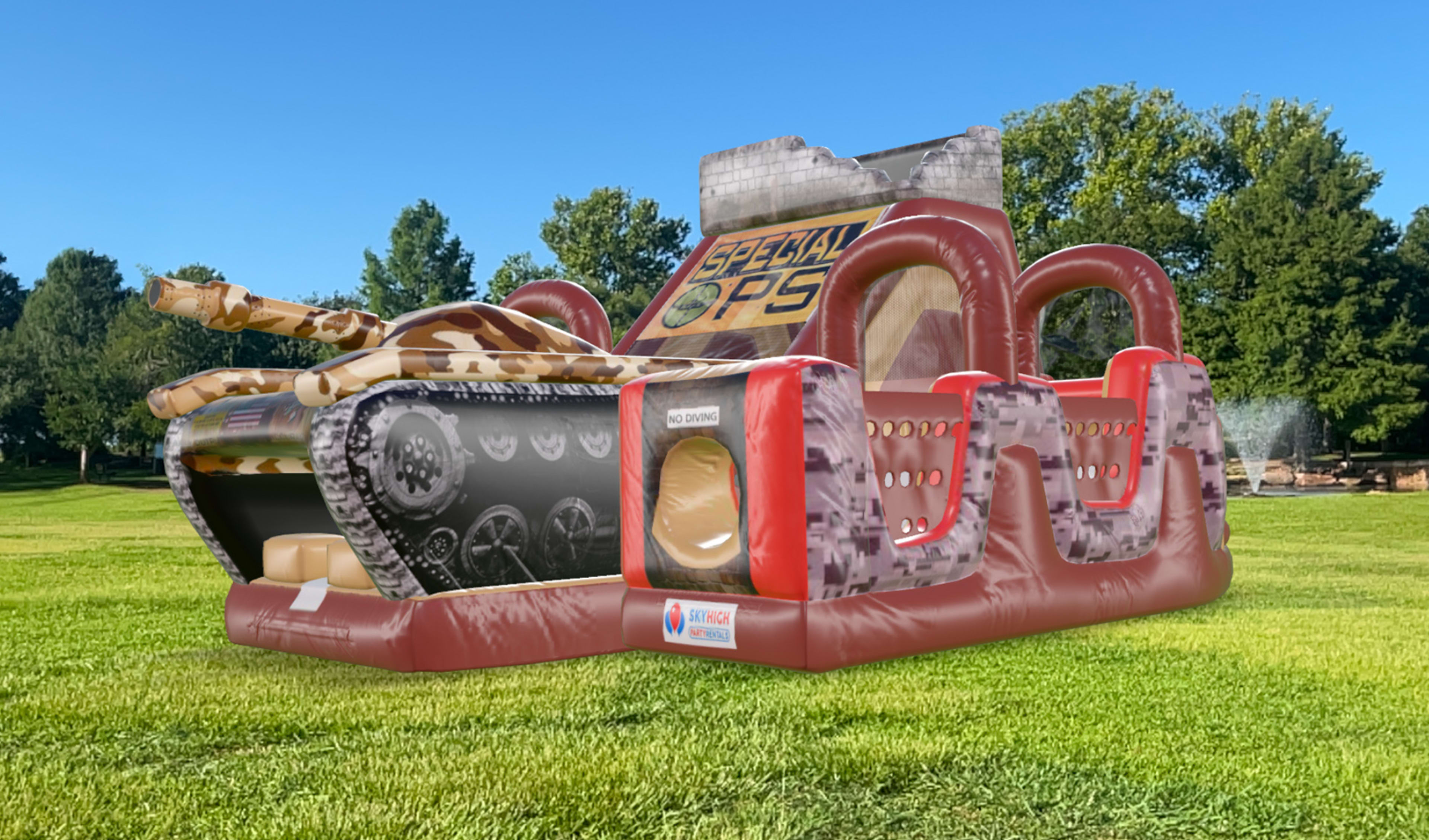 Huge Special Ops Tank Obstacle Course Rentals