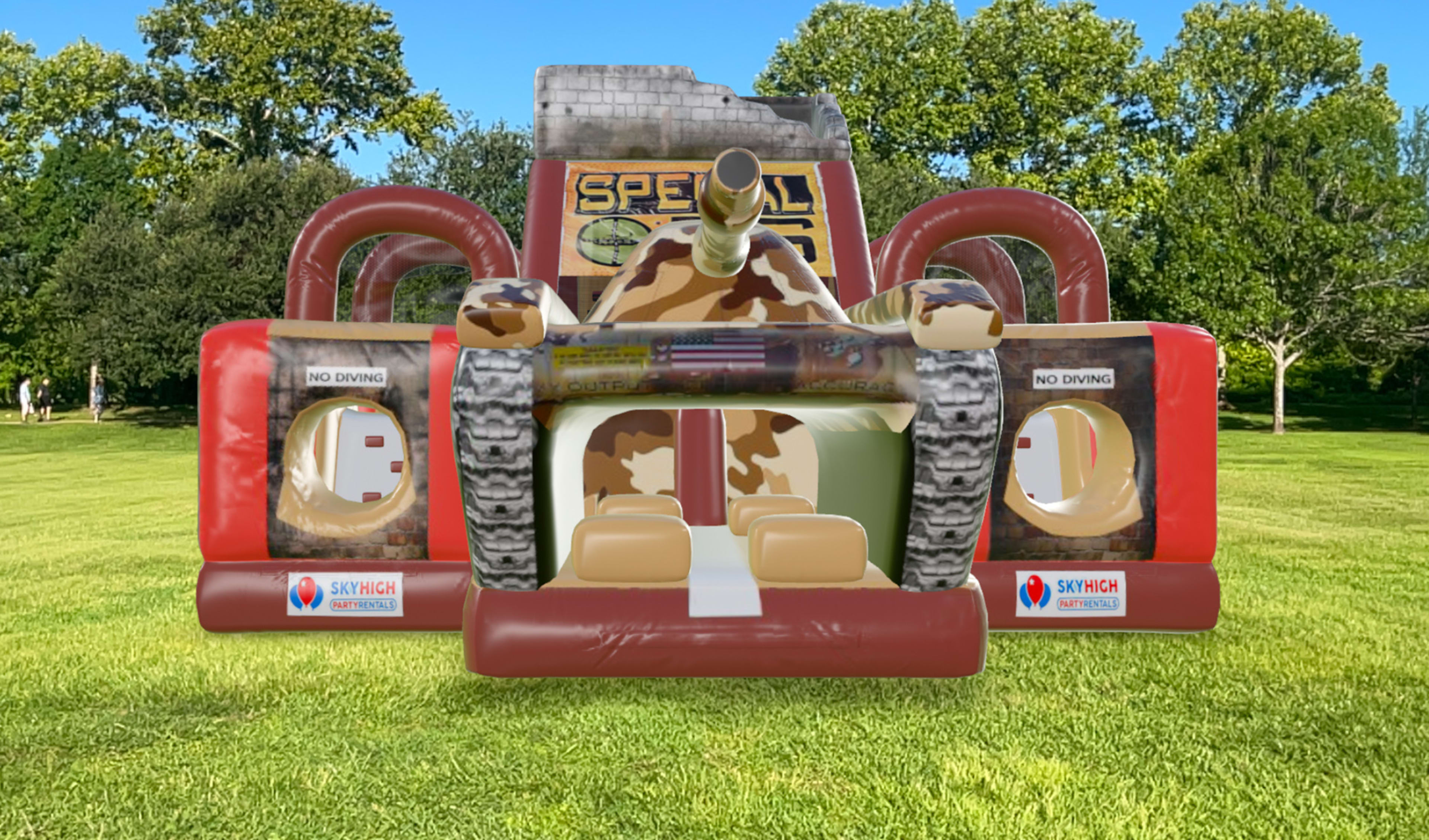 Huge Special Ops Tank Obstacle Course Rentals
