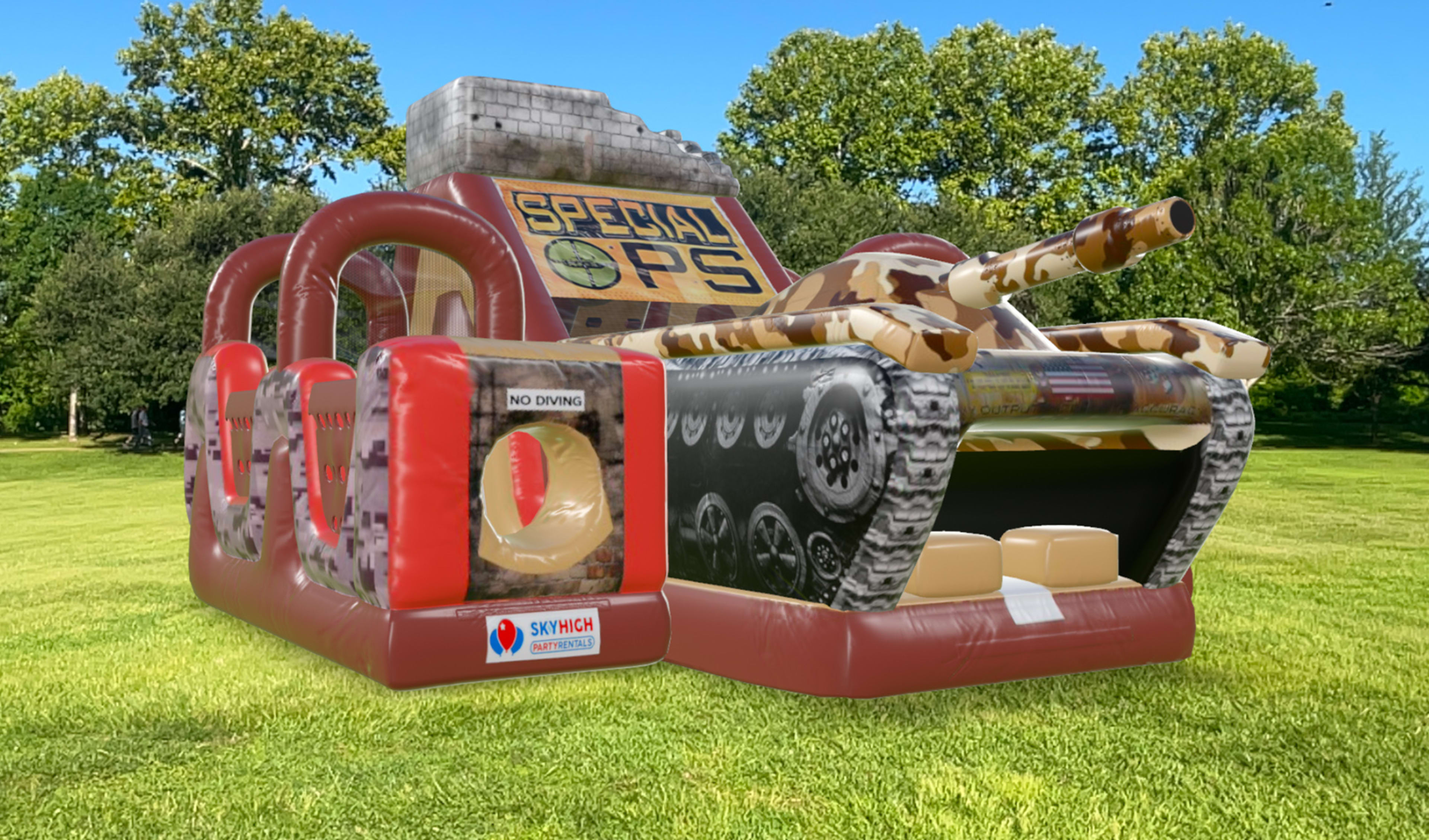 Huge Special Ops Tank Obstacle Course Rentals