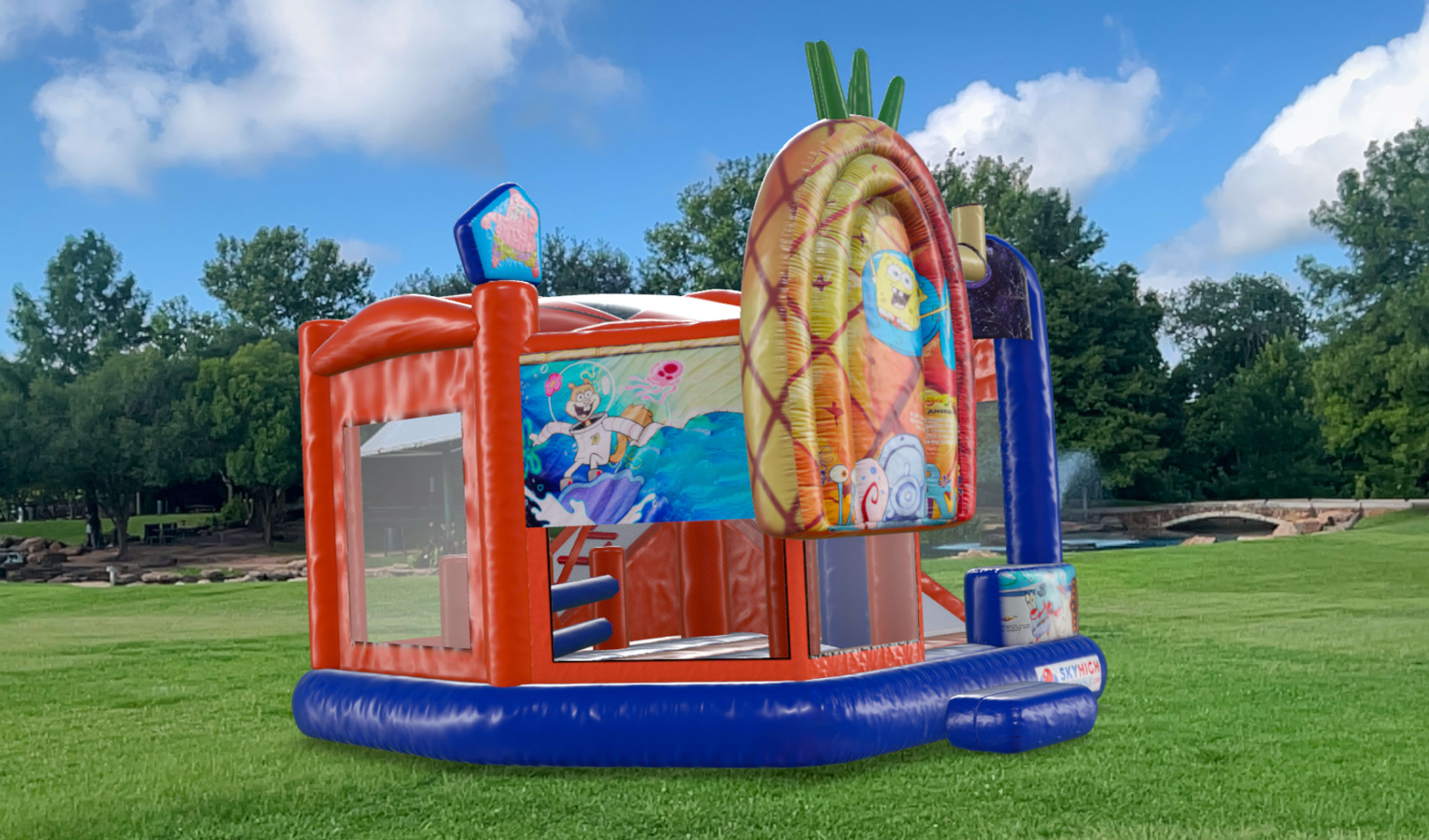 Spongebob bounce 5in1 house