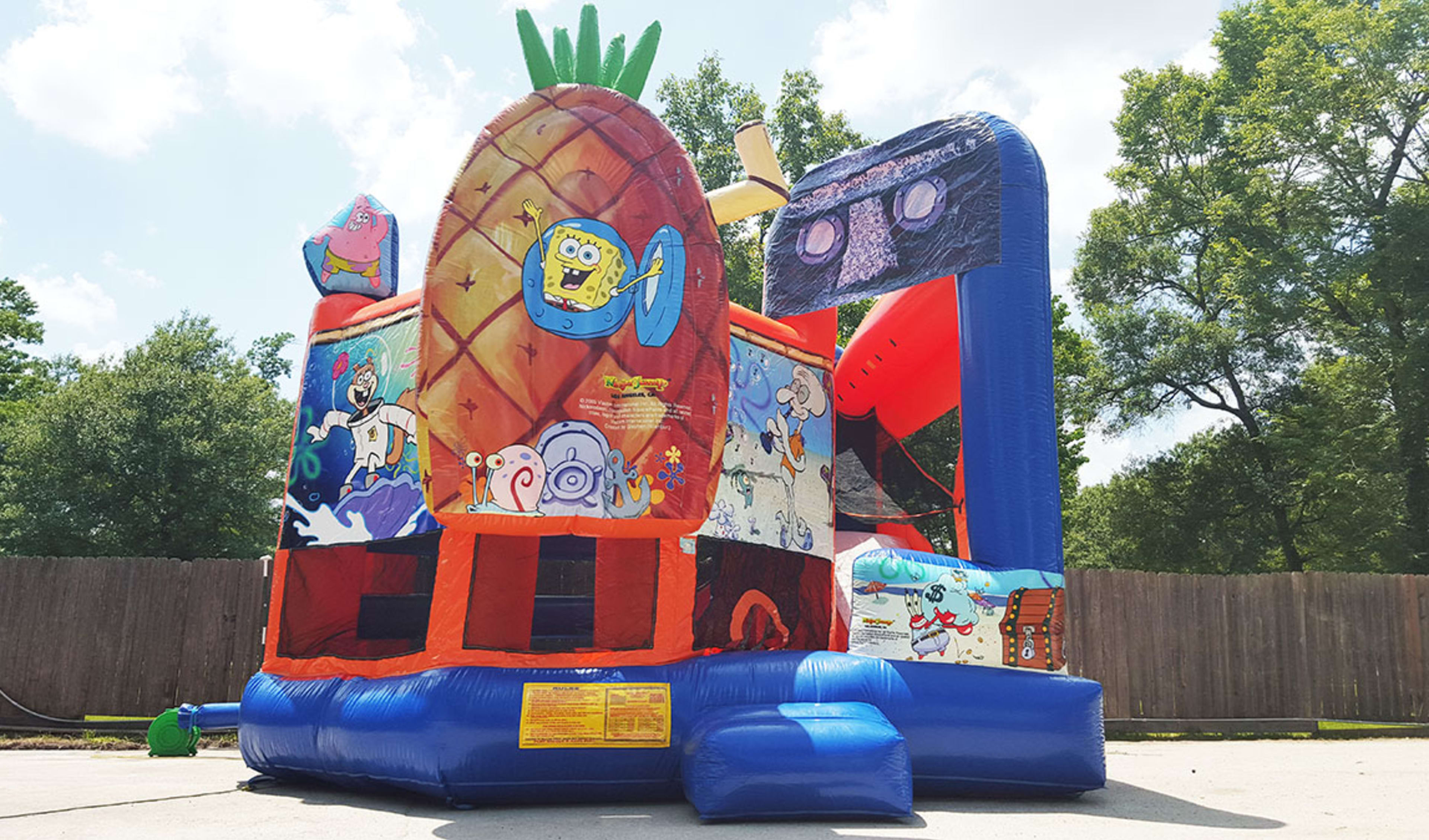 Spongebob inflatable bouncer rental