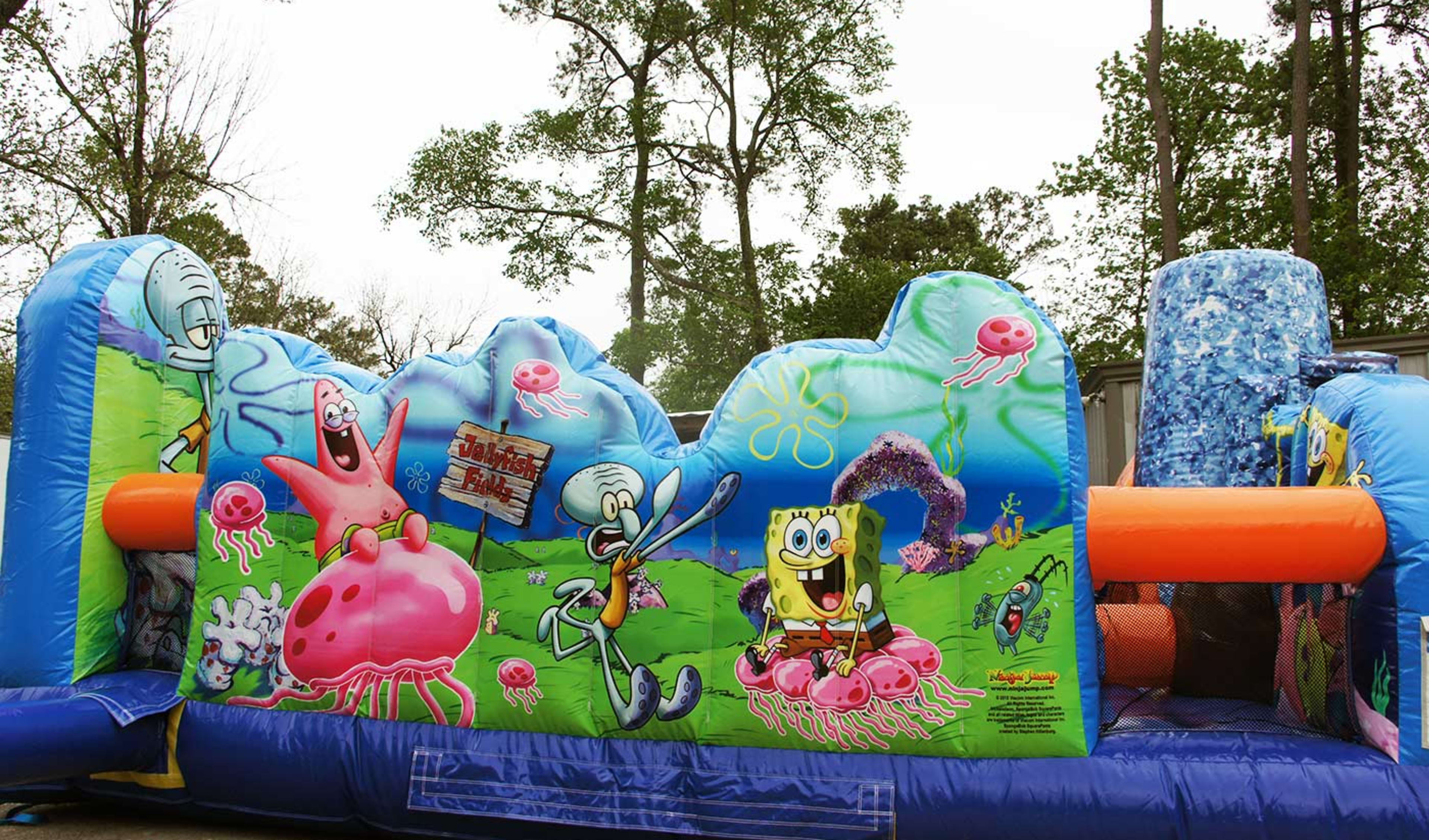 Left Side of Inflatable Spongebob