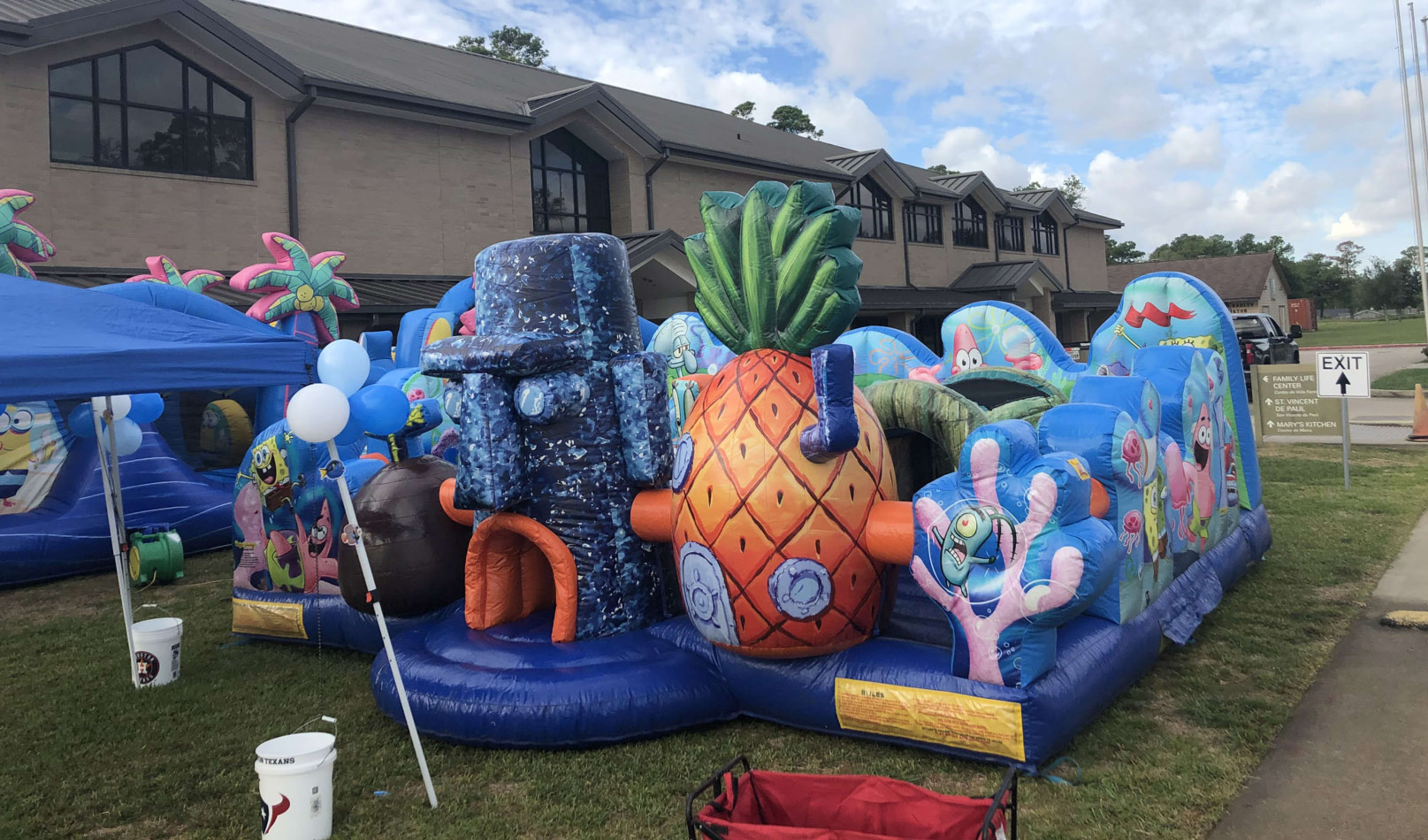Dallas Spongebob Toddler Bounce House Party Rentals